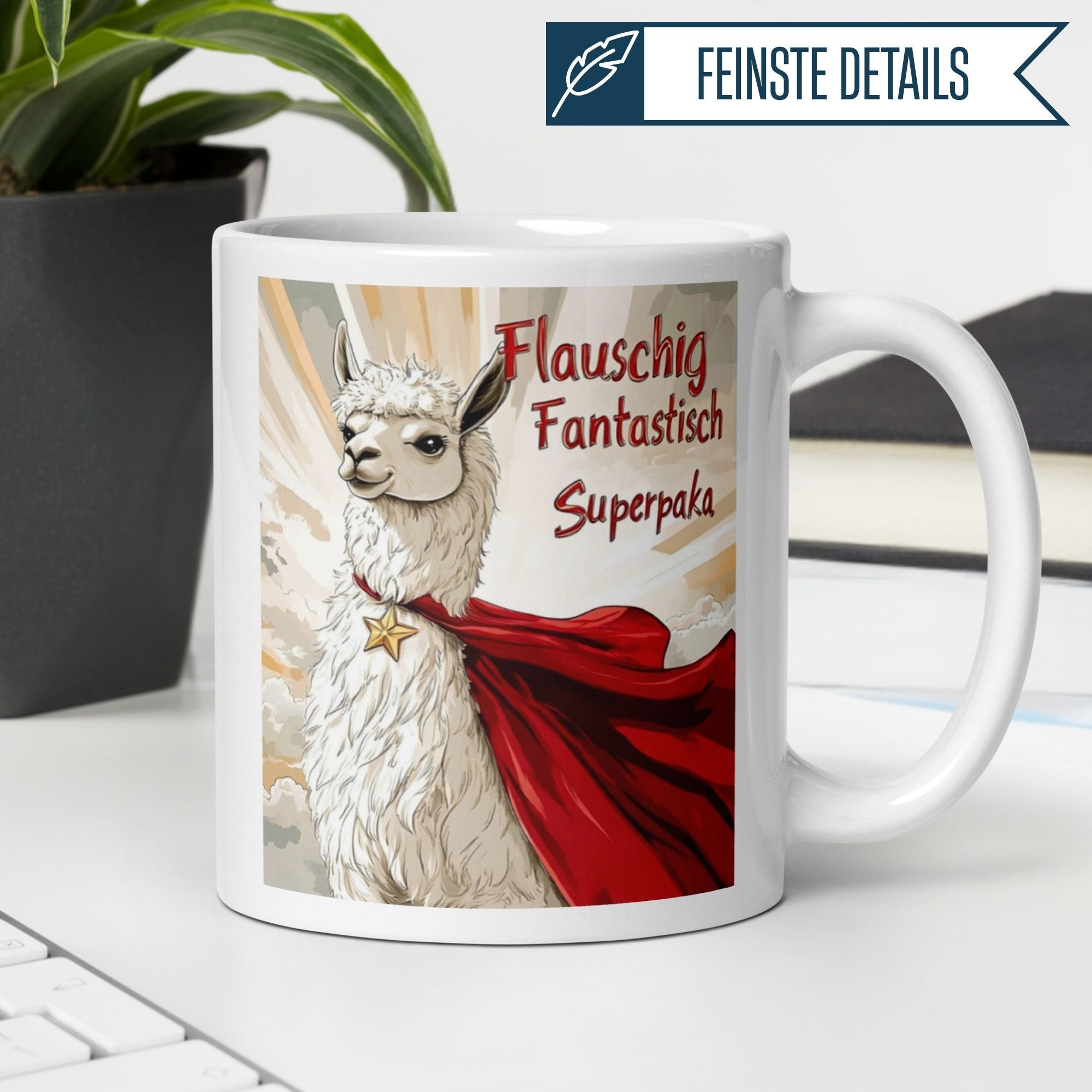 Momentals® Tasse | Alpaka & Spruch | Alpaka Superheld Superpaka