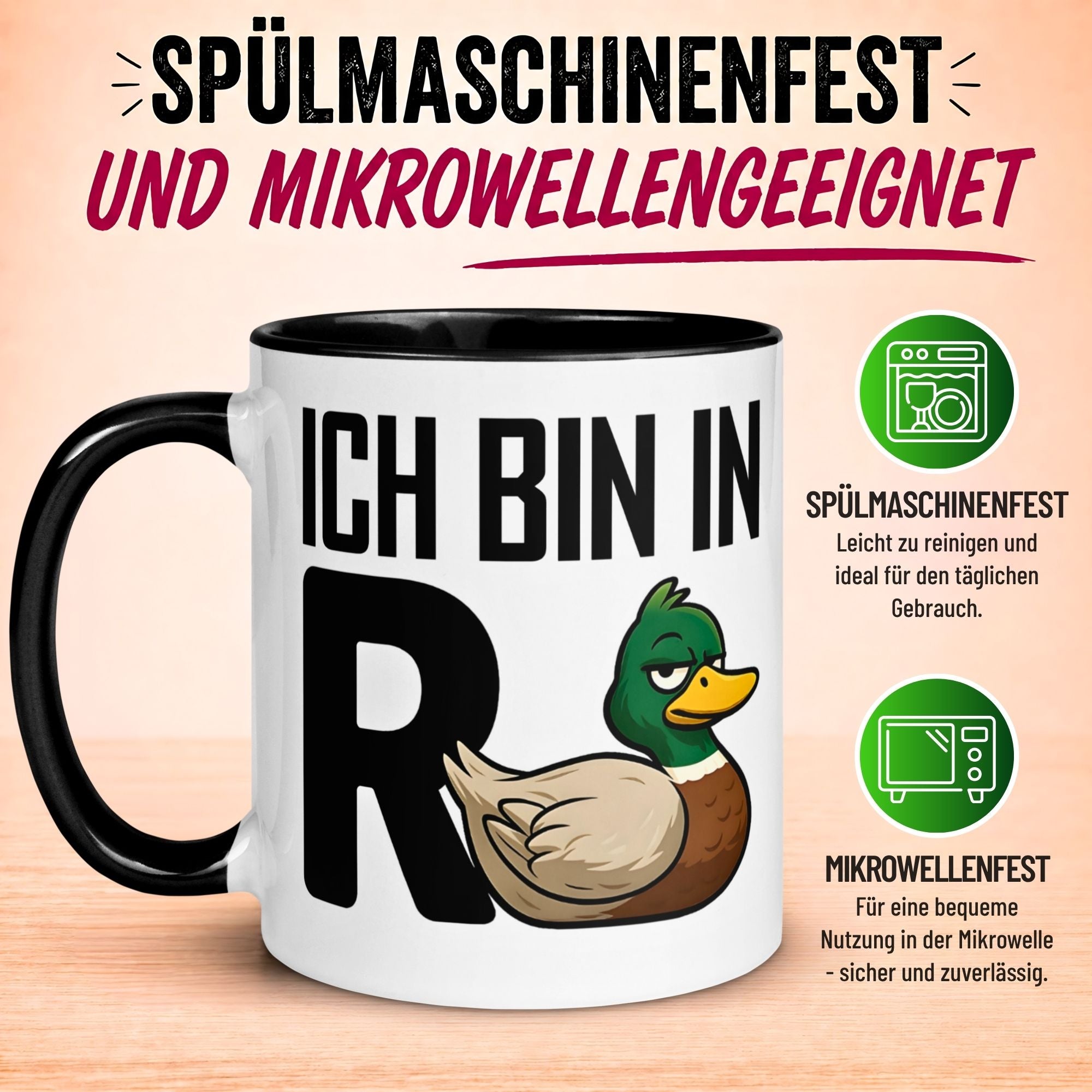 Tasse Rente – „Ich bin in R-Ente“ – Geschenke Becher zum Renteneintritt