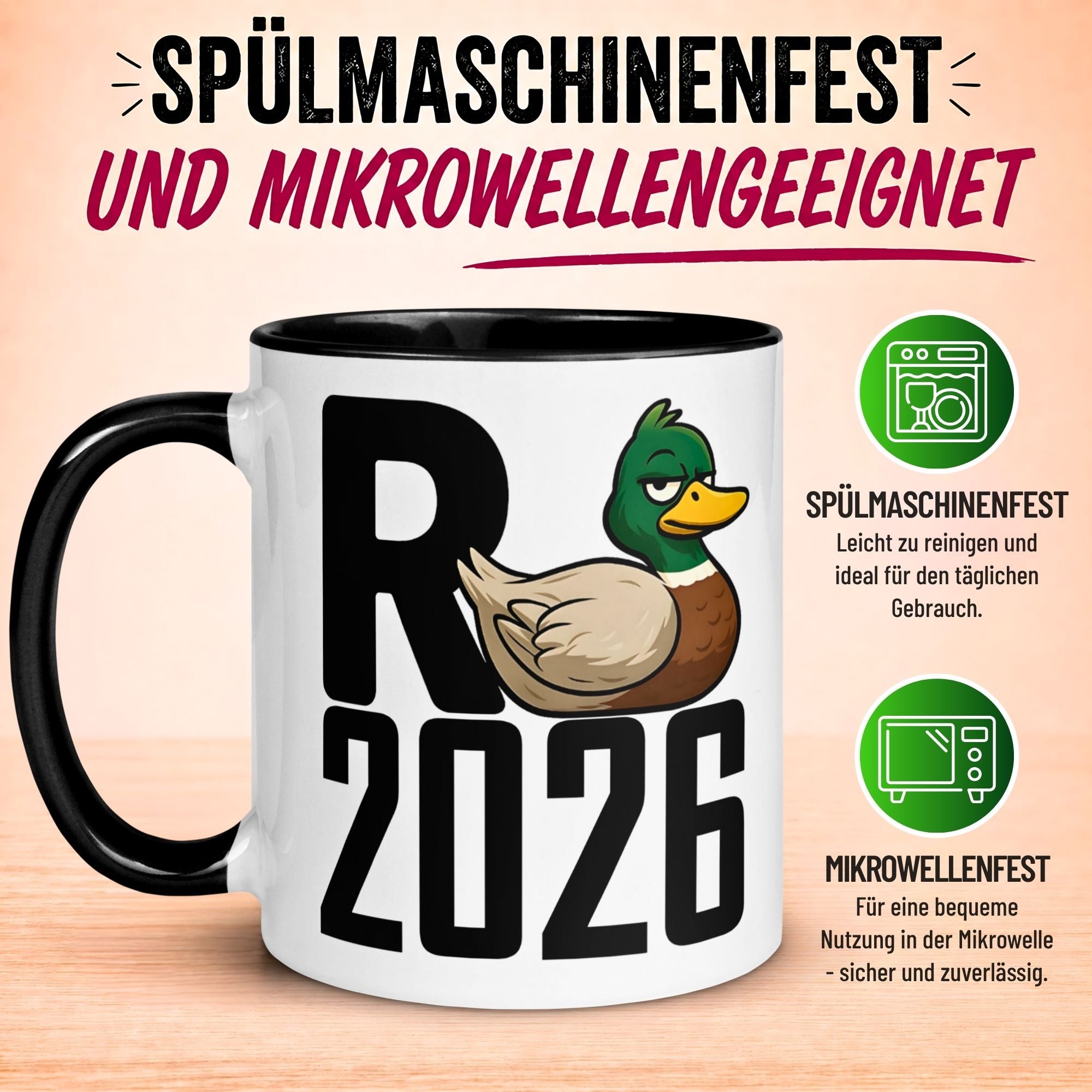 Tasse Rente – „R steht für Rente 2026“ – Renteneintritt Geschenk Mann Frau