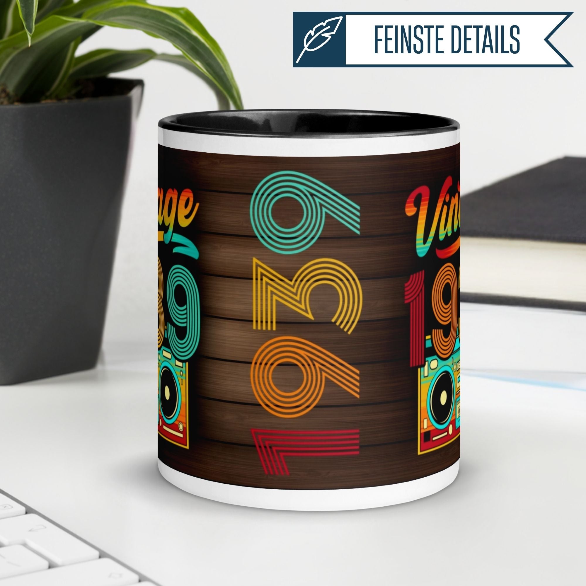 Momentals® Tasse 86. Geburtstag | Retro & Zahl | Vintage 1939