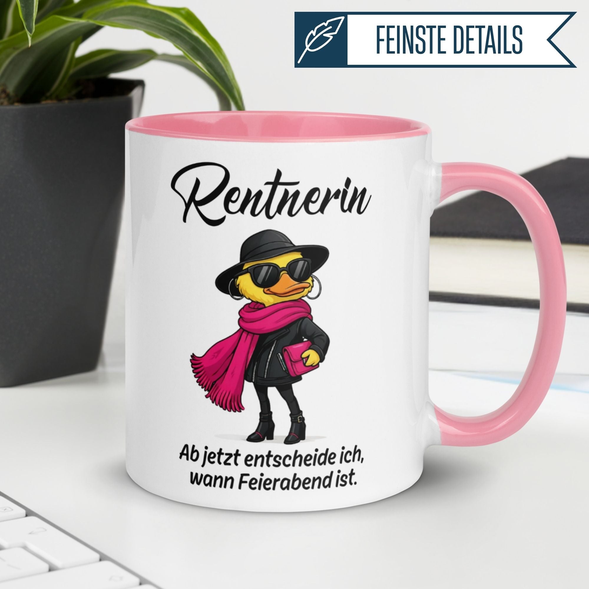 Rentnerin Tasse | Ab jetzt entscheide ich wann Feierabend ist