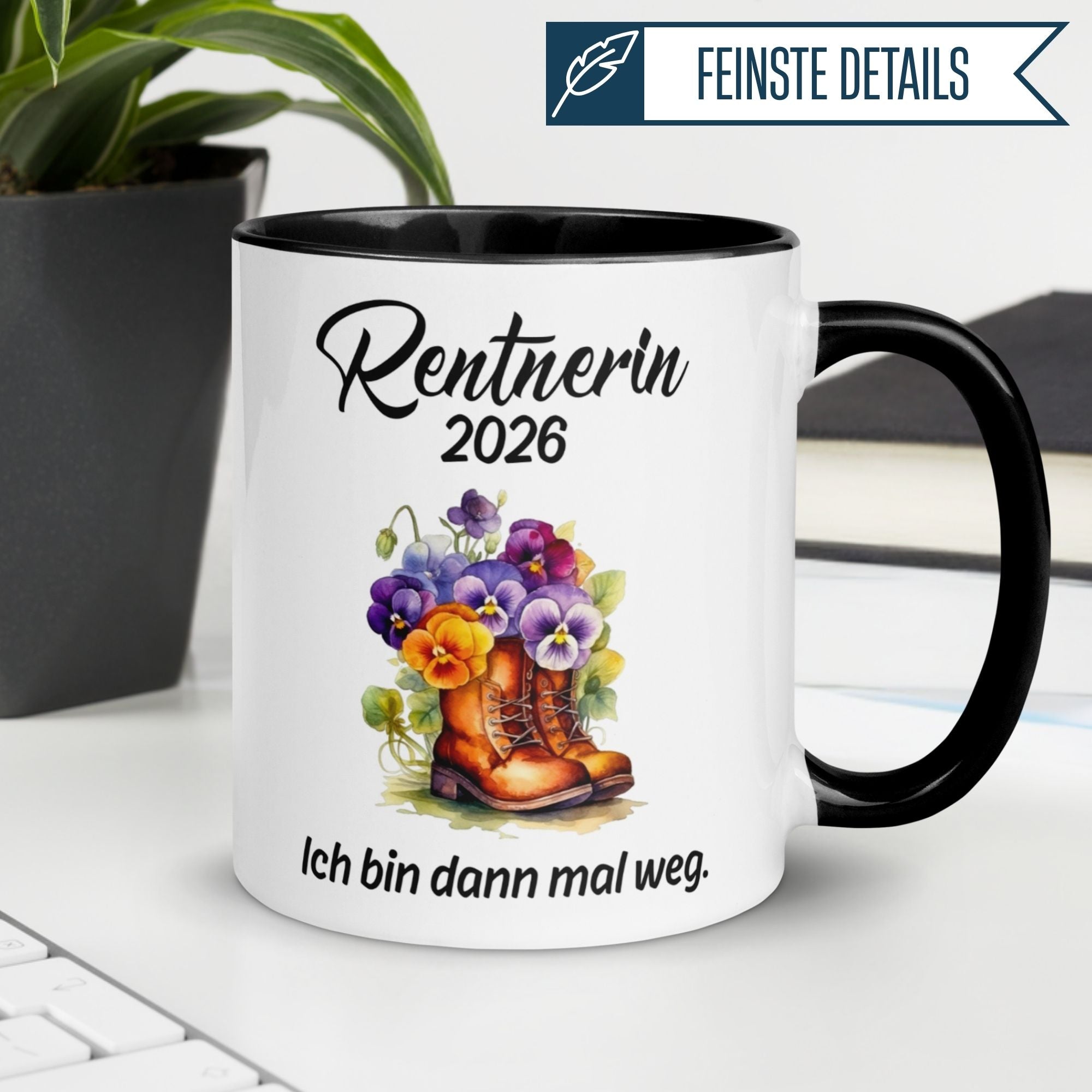 Tasse Rentnerin 2026 – „Ich bin dann mal weg“ – Geschenk Renteneintritt Frau