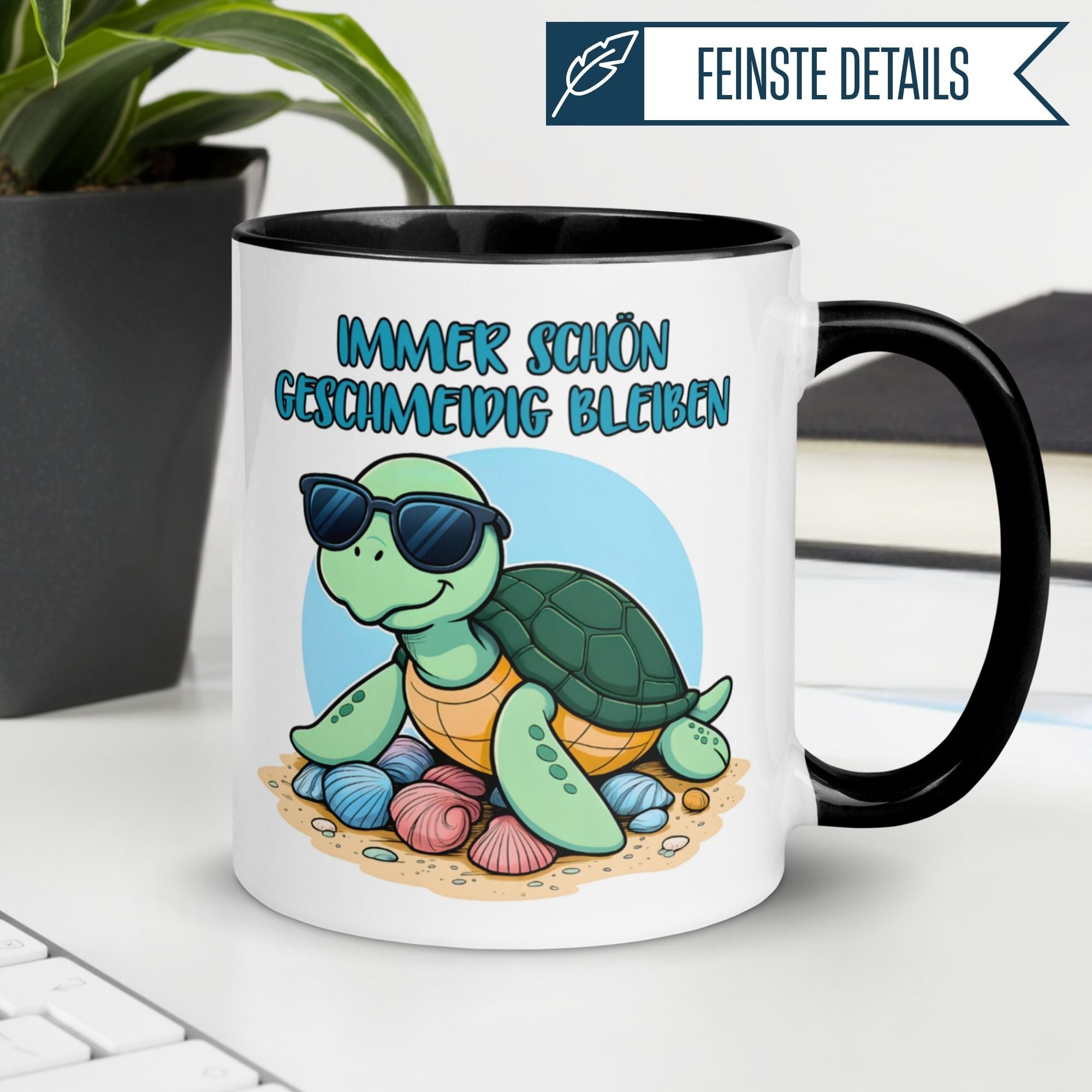 Schildkröte Tasse | Immer schön geschmeidig bleiben