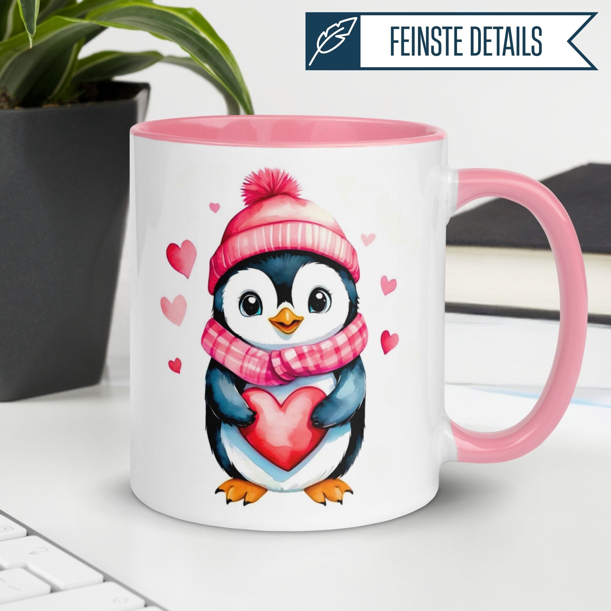 Momentals® Tasse | Pinguin & Spruch | Love me – I am cute