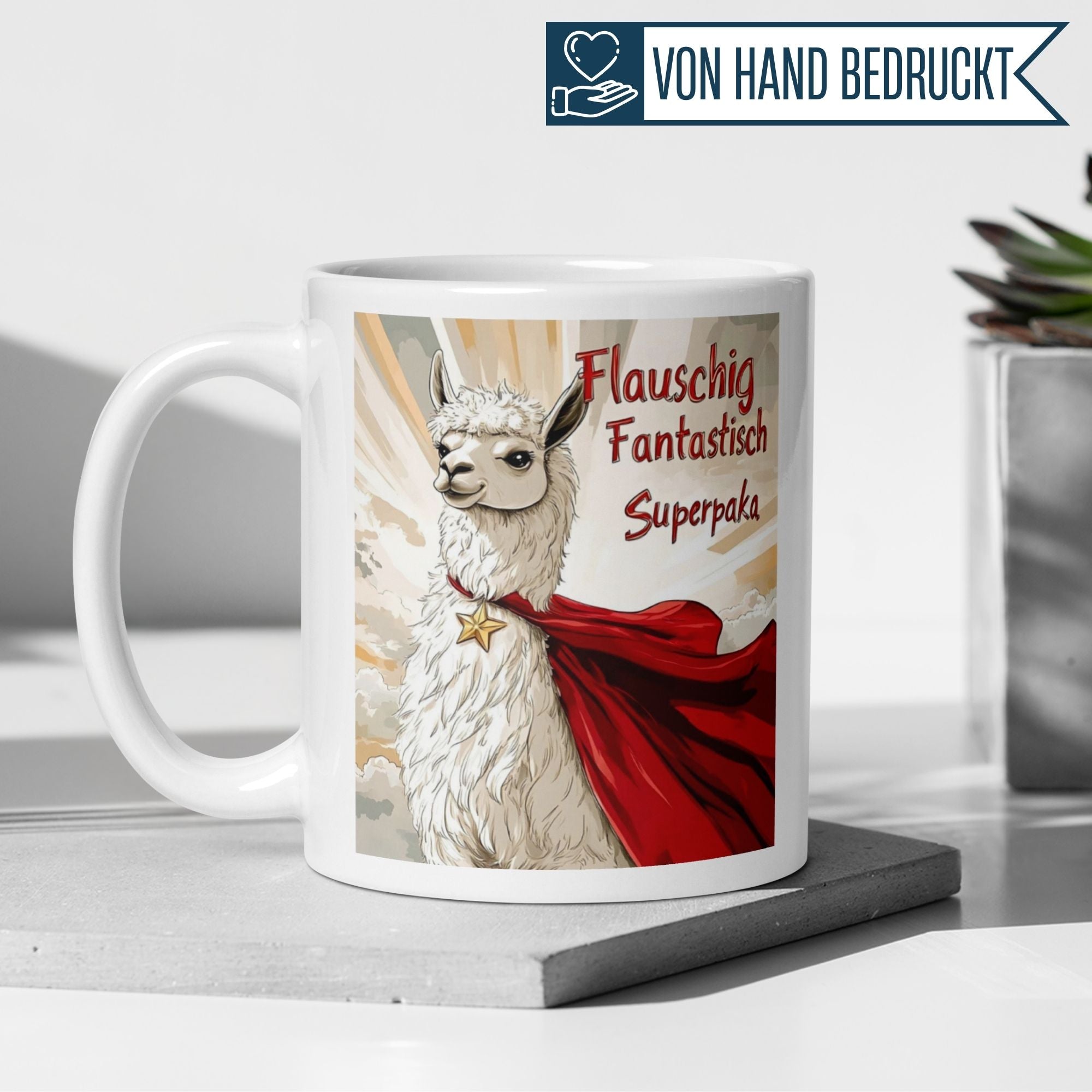 Momentals® Tasse | Alpaka & Spruch | Alpaka Superheld Superpaka