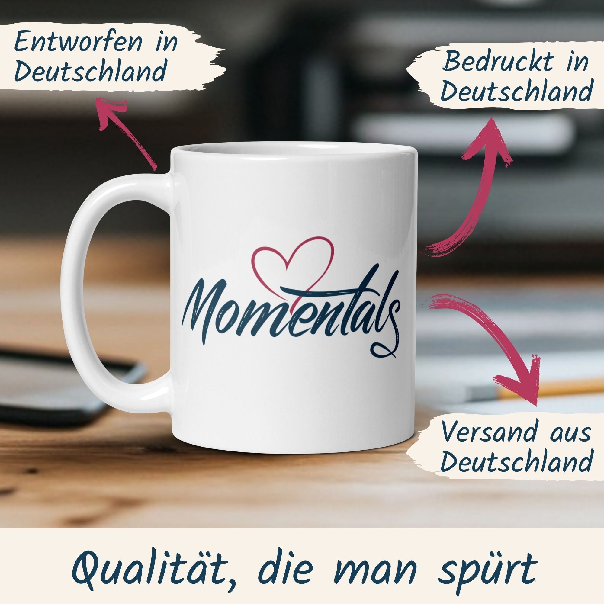 Momentals® Tasse | Kuh & Spruch | Ich kann machen dass die Luft stinkt - was kannst du so • Momentals