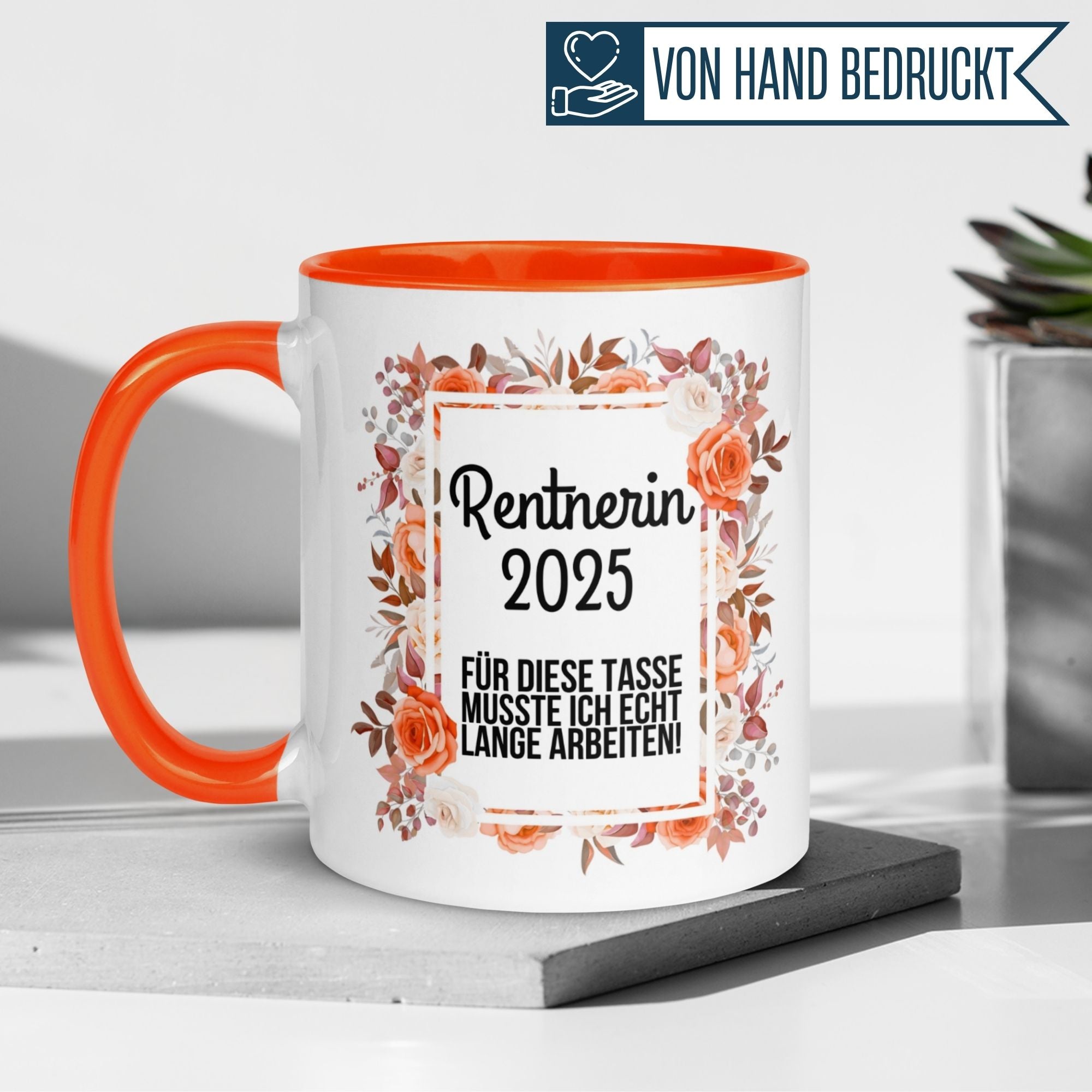 Tasse Rente | Rentnerin & Renteneintritt | Rentnerin 2025 - Für diese Tasse musste ich echt lange arbeiten