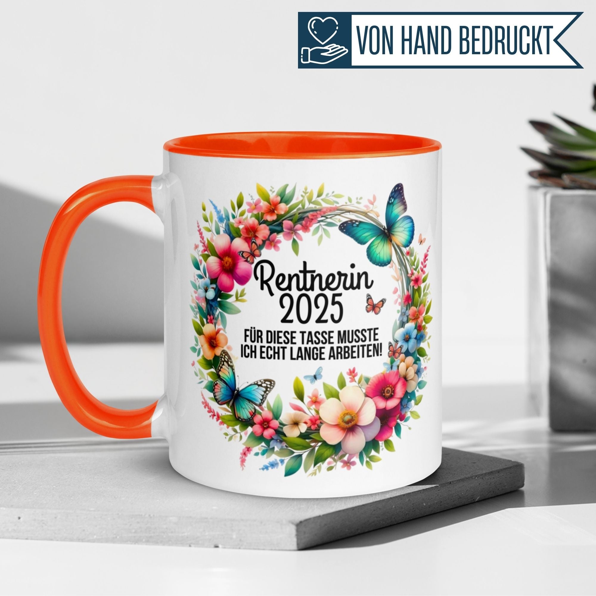Tasse Rente | Rentnerin & Renteneintritt | Rentnerin 2025 -  Für die Tasse musste ich lange arbeiten