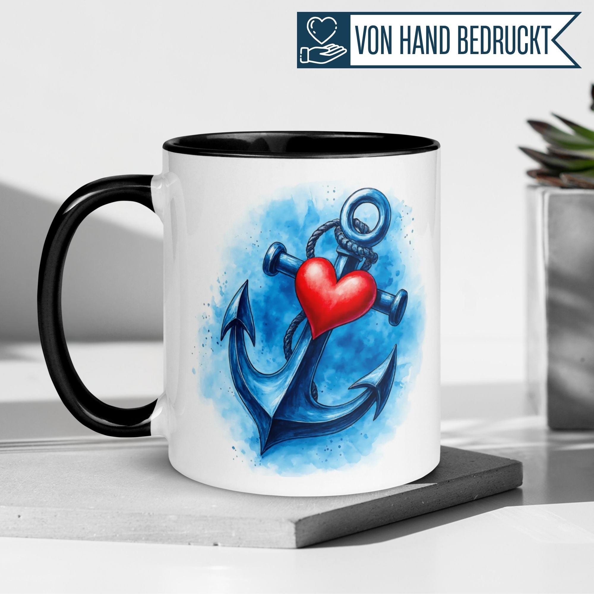 Momentals® Tasse Liebe | Anker & Verbundenheit | Mit dir bin ich fest verankert