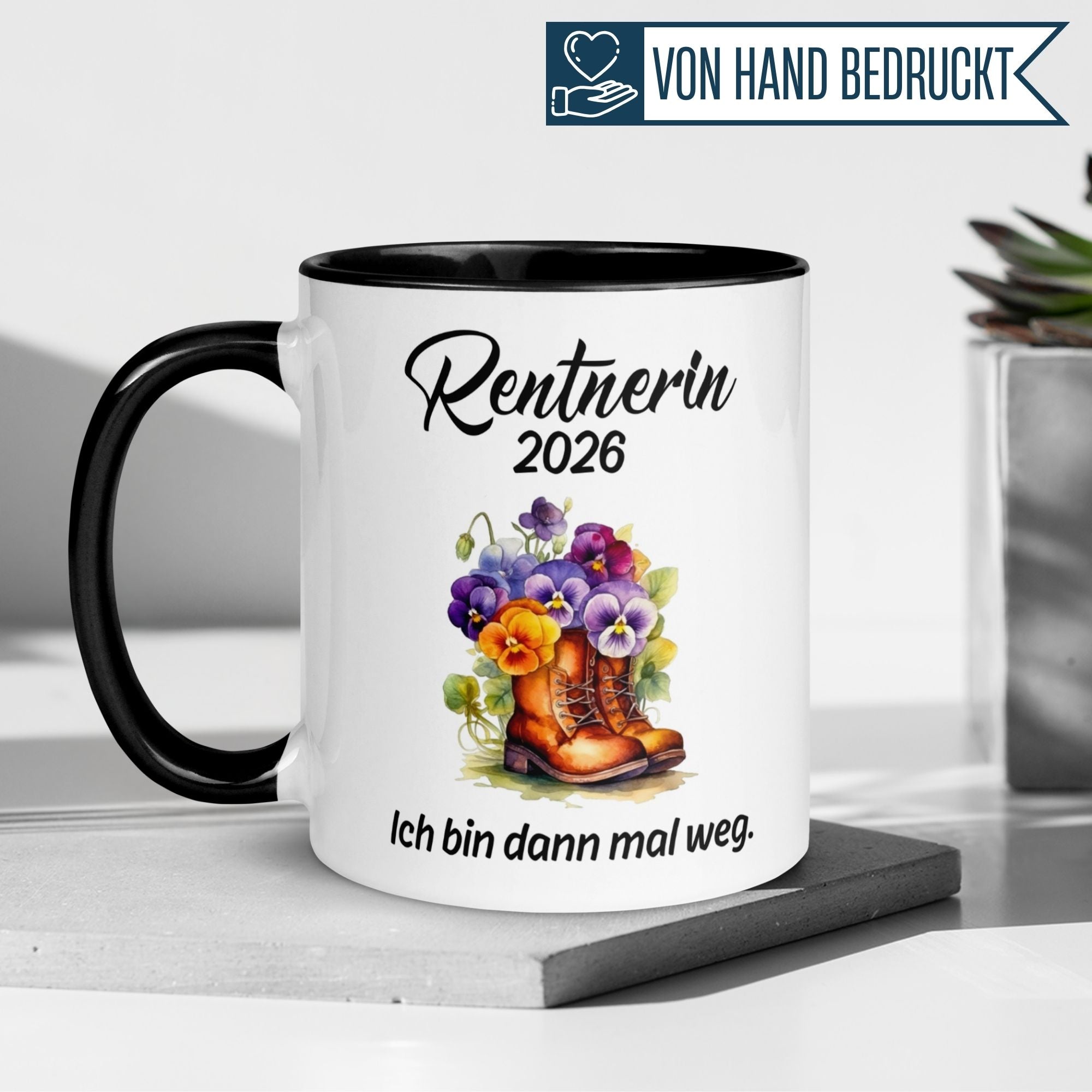 Tasse Rentnerin 2026 – „Ich bin dann mal weg“ – Geschenk Renteneintritt Frau