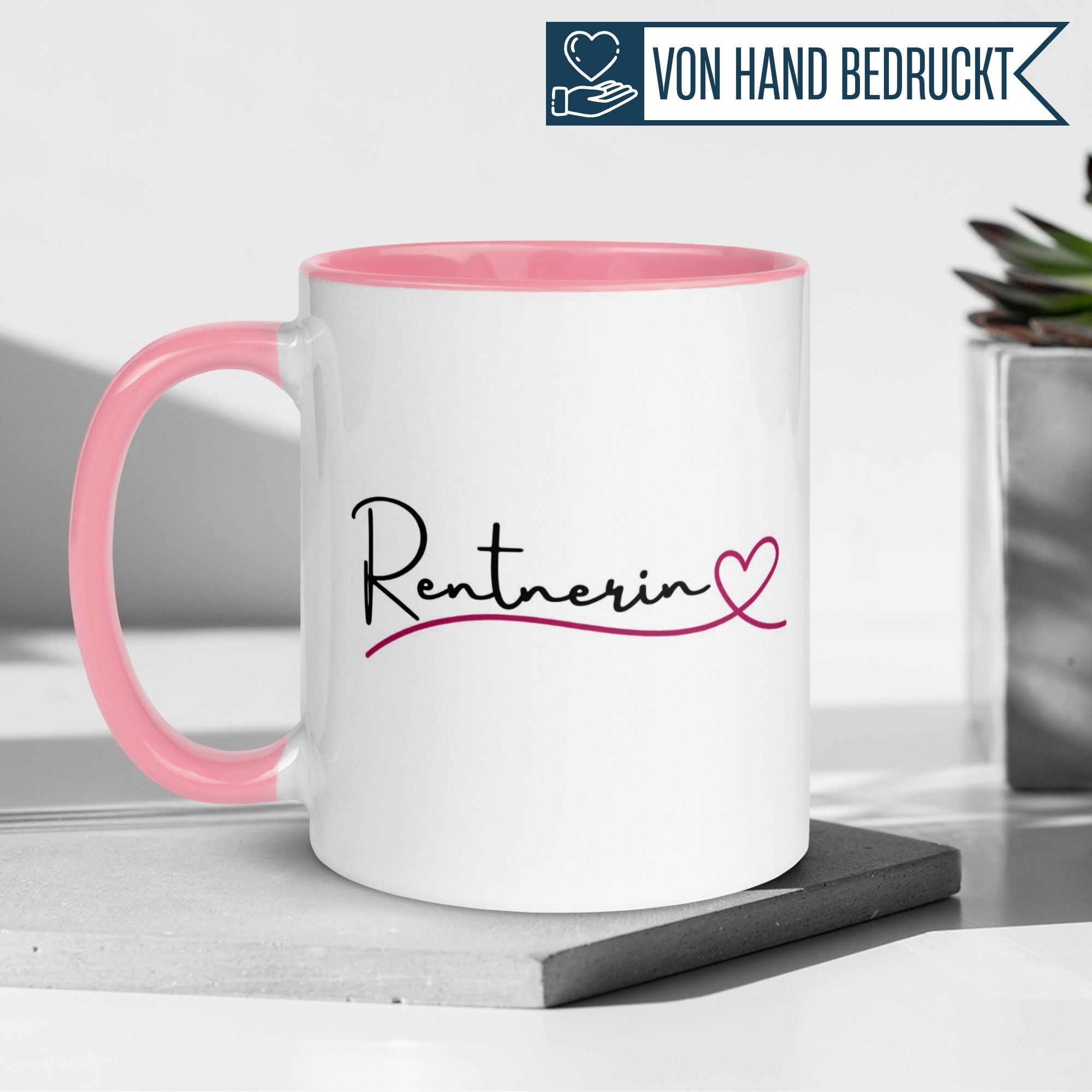 Rentnerin Tasse | Rentnerin mit Herz