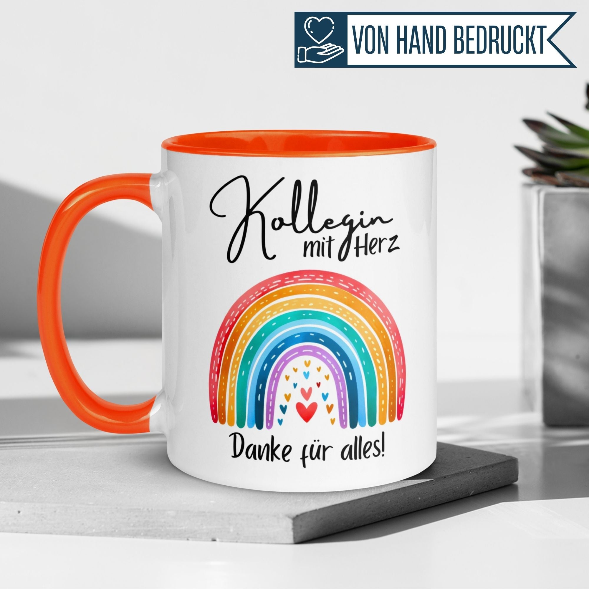Momentals® Tasse Kollegin | Herz & Spruch | Kollegin mit Herz