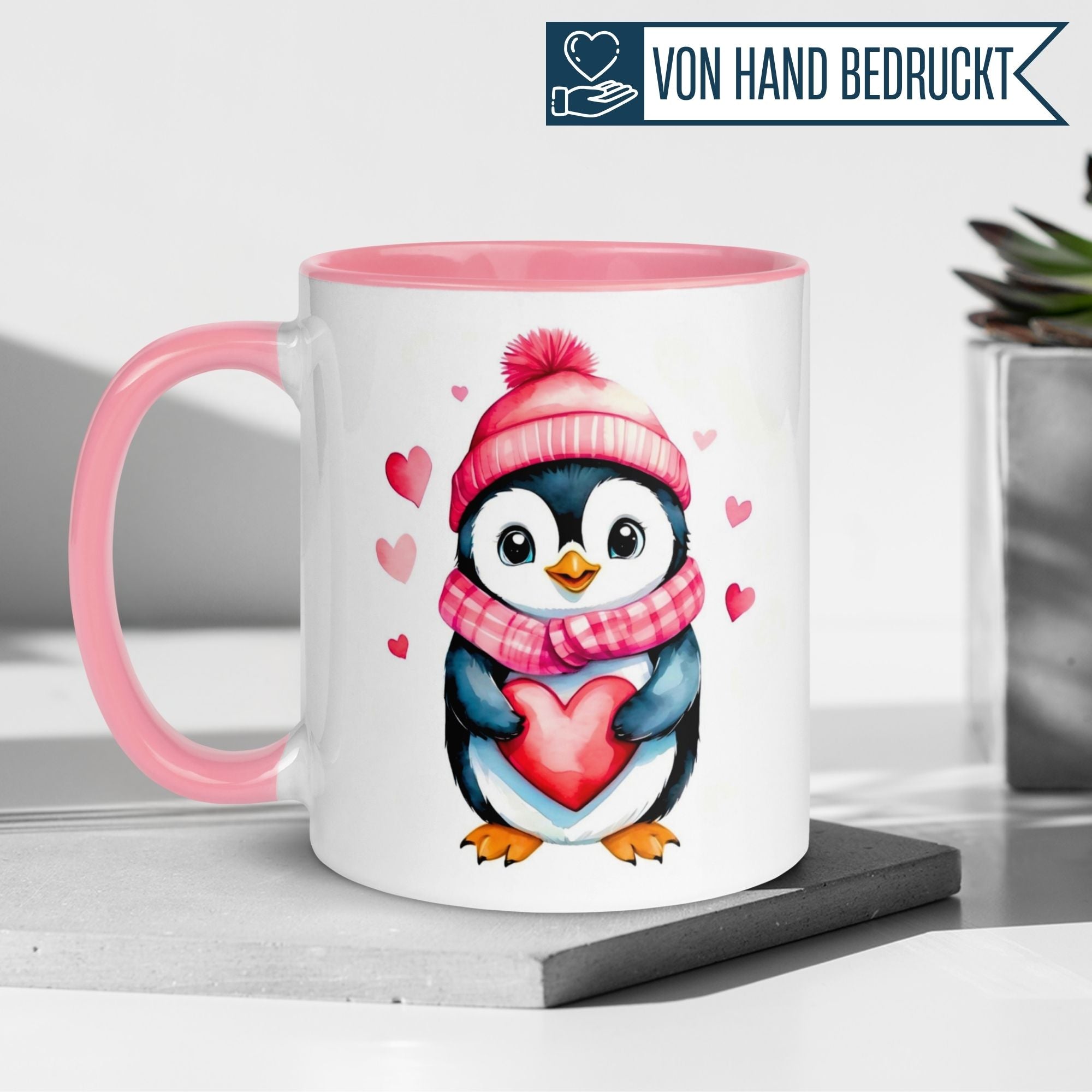 Momentals® Tasse | Pinguin & Spruch | Love me – I am cute