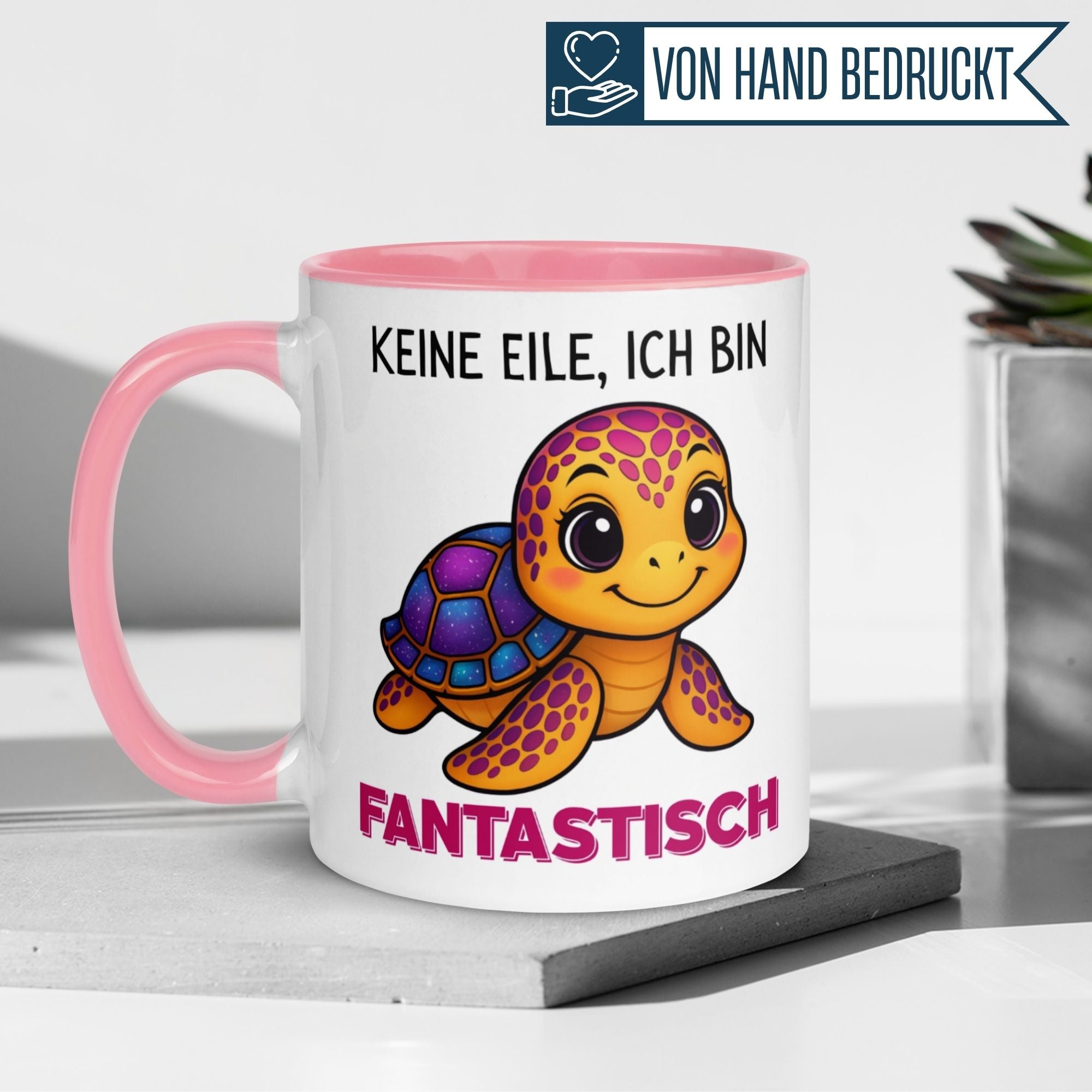 Schildkröte Tasse | Keine Eile - Ich bin fantastisch