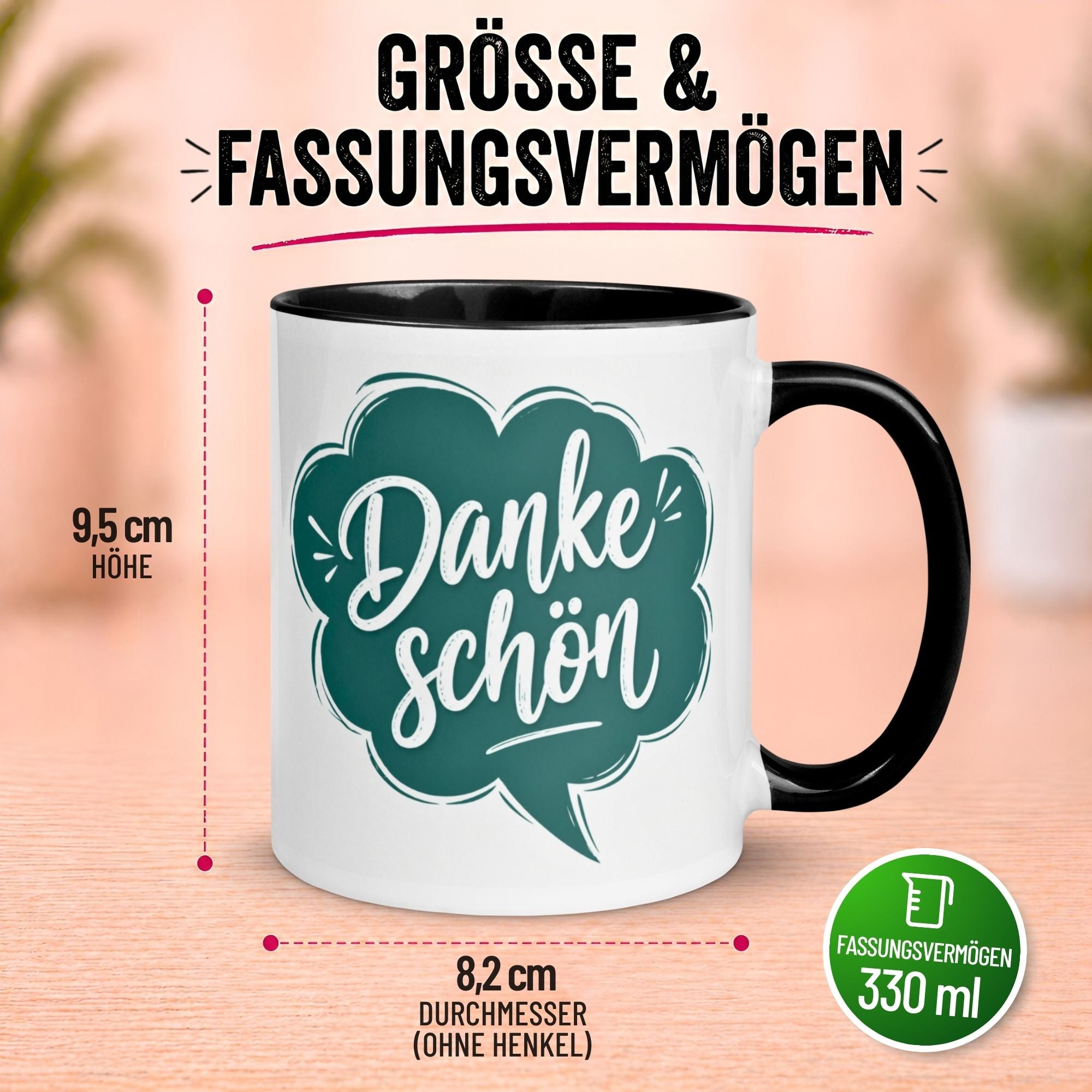 Tasse Danke – „Einfach mal ein Dankeschön“ – Dankeschön Geschenke