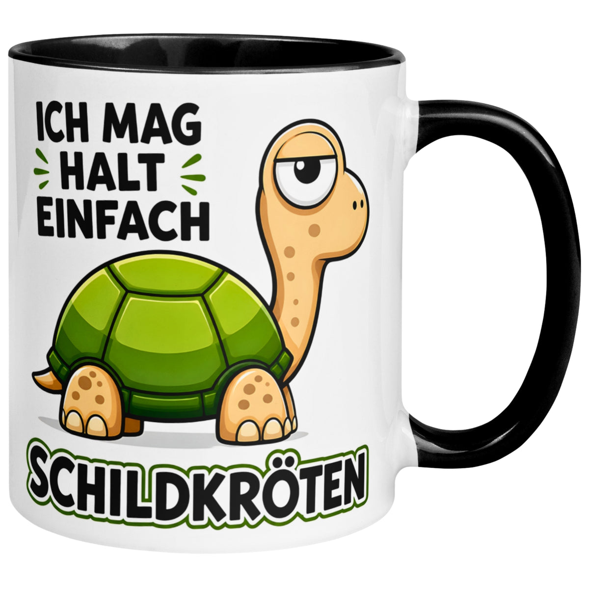 Tasse Schildkröte – „Ich mag halt einfach Schildkröten“ – lustiges Schildkröten Geschenk