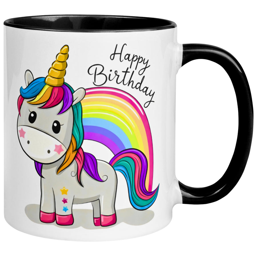 Tasse Geburtstag – „Happy Birthday Einhorn“ – Geburtstagsgeschenk Junge Mädchen