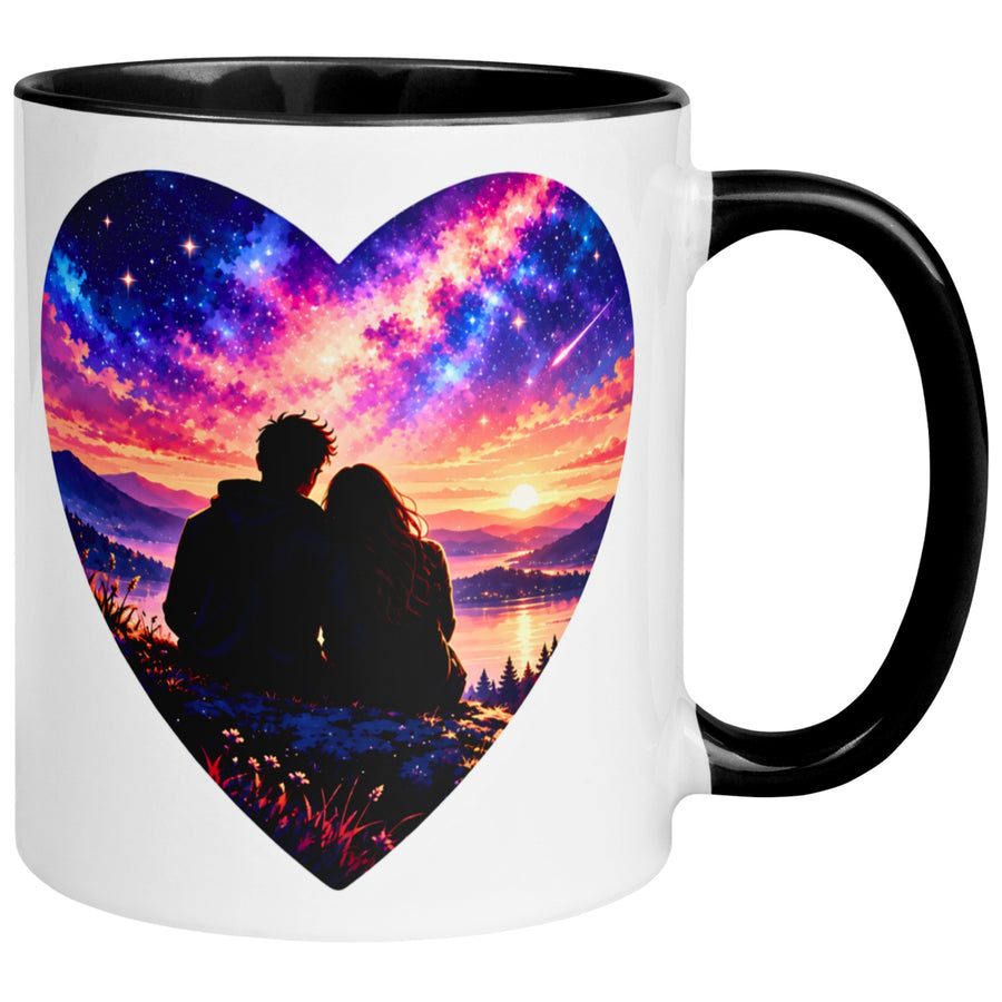 Tasse Liebe – „Galaxie“ – Ich liebe Dich Geschenk Partner Jahrestag Valentinstag
