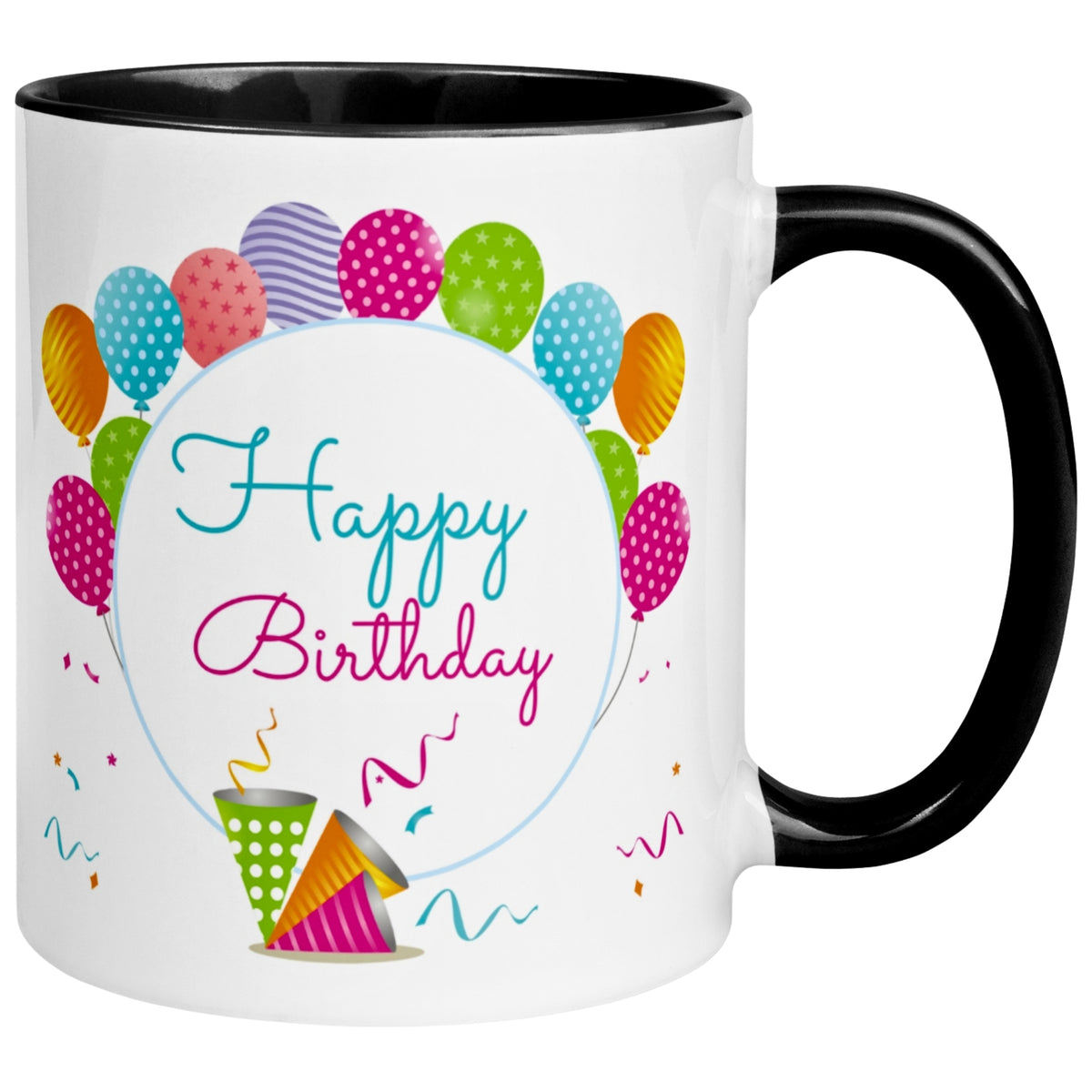 Tasse Geburtstag – „Happy Birthday - Ballon Party“ – Geburtstagstasse Mann Frau