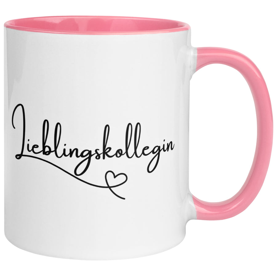 Tasse Kollegin – „Lieblingskollegin mit Herz“ – Geschenk Beste Arbeitskollegin