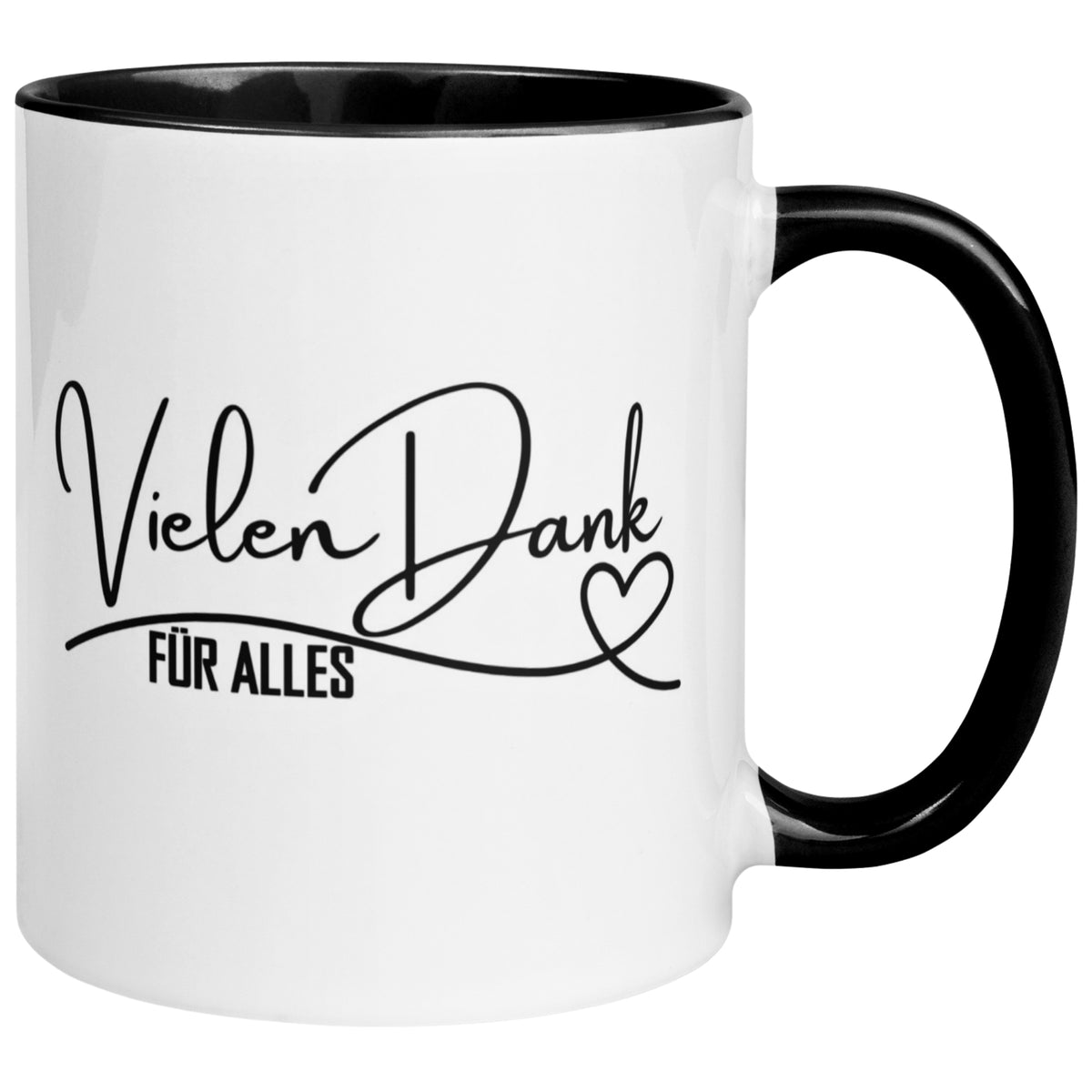 Tasse Danke – „Vielen Dank für alles“ – Dankeschön Geschenk Team/Kollegen/Kollegin