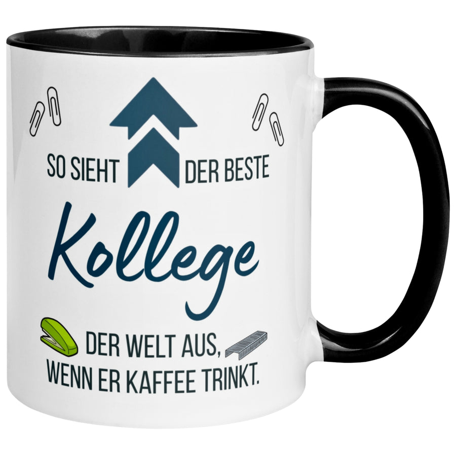 Tasse Kollege – „So sieht der beste Kollege“ – Geschenk Bester Arbeitskollege
