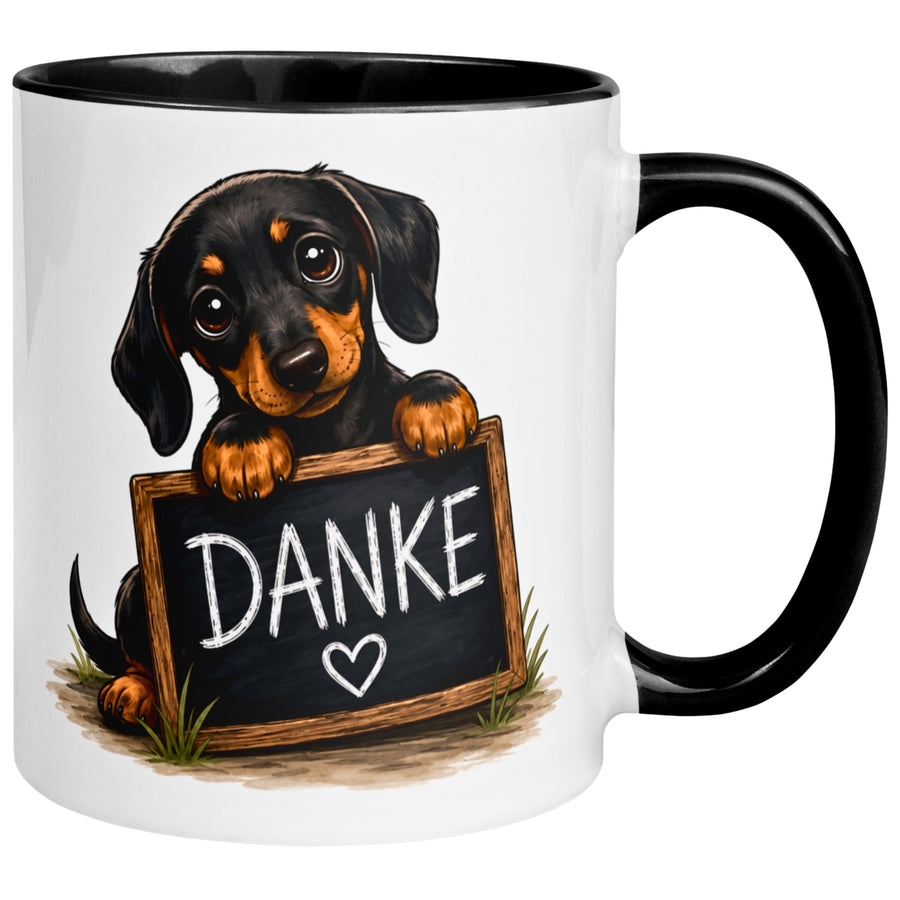 Tasse Danke – „Danke mit Herz und Pfote“ – Dankeschön Geschenke Becher
