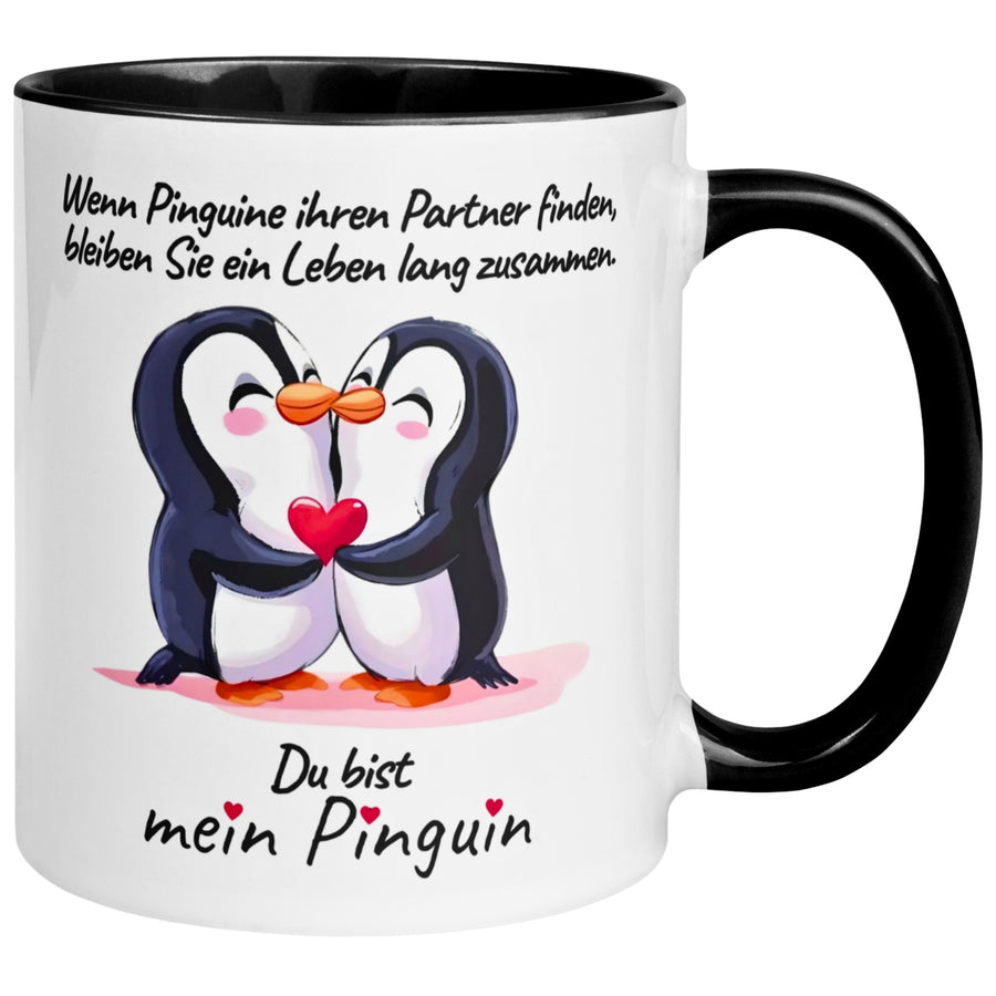 Tasse Liebe – „Du bist mein Pinguin“ – Ich liebe Dich Geschenk Partner Jahrestag Valentinstag