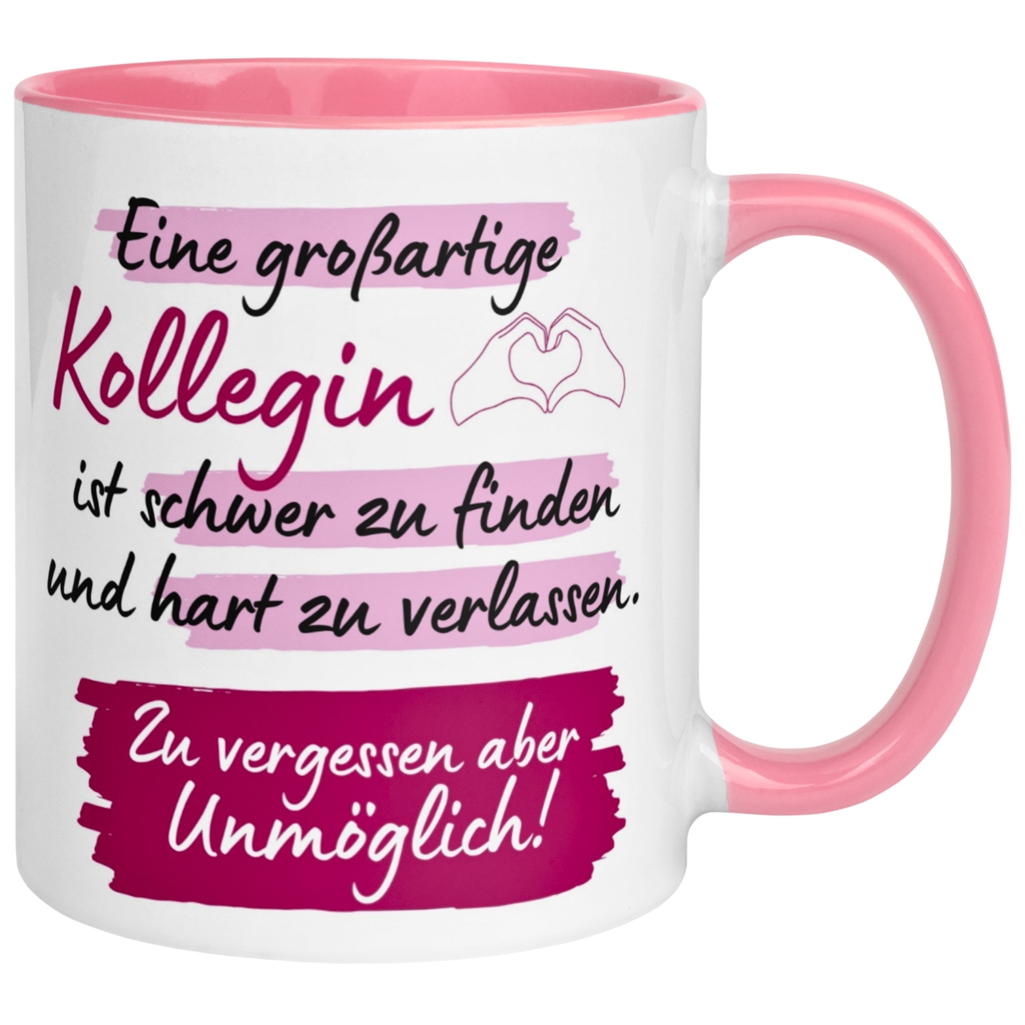 Tasse Kollegin – „Eine großartige Kollegin ist schwer zu finden“ – Abschiedsgeschenk