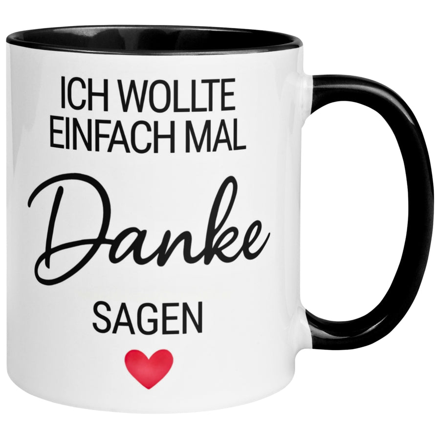 Tasse Danke – „Ich wollte einfach mal Danke sagen“ – Dankeschön Geschenke
