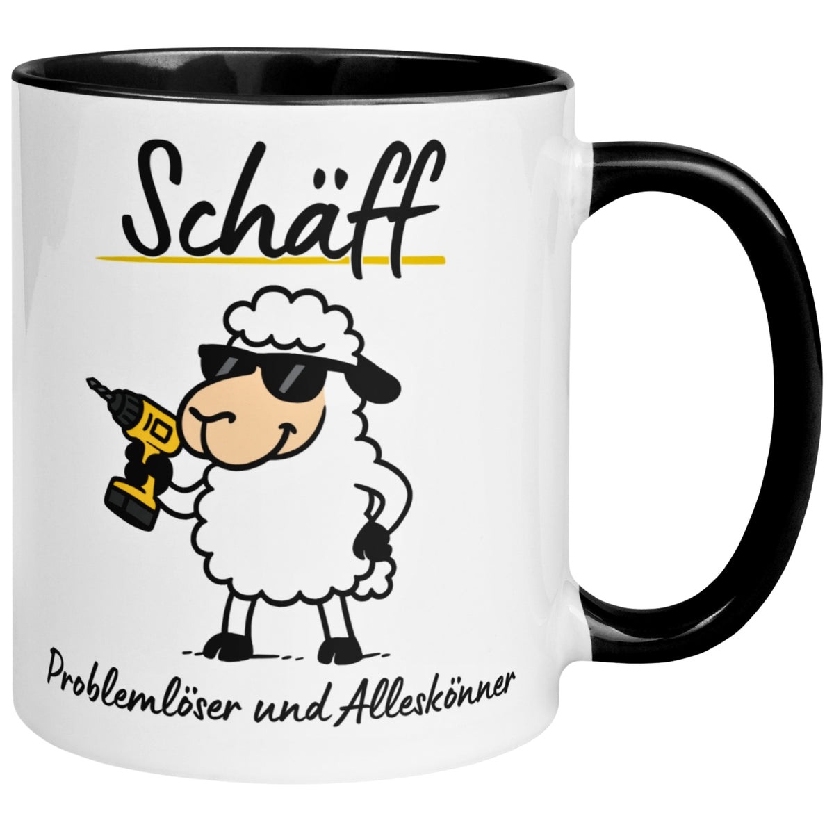 Tasse Chef – „Schäff – Problemlöser und Alleskönner“ – Geschenk Becher Bester Chef