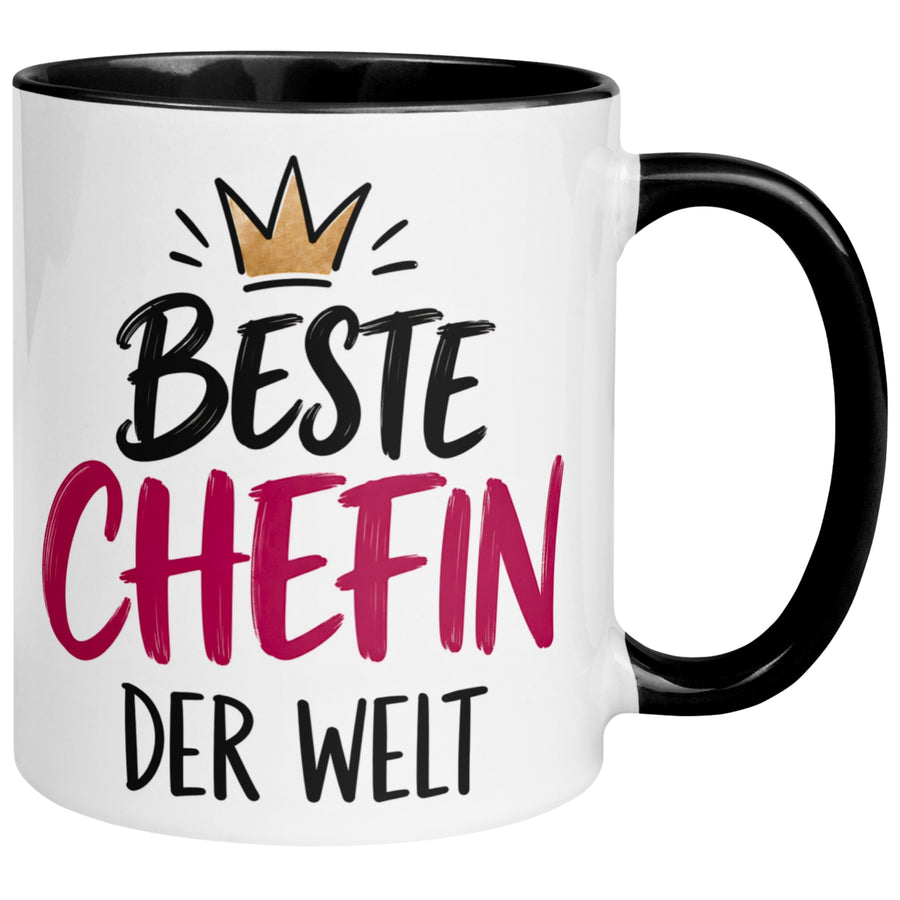 Tasse Chefin – „Beste Chefin der Welt“ – Teamleiterin Geschenk Becher