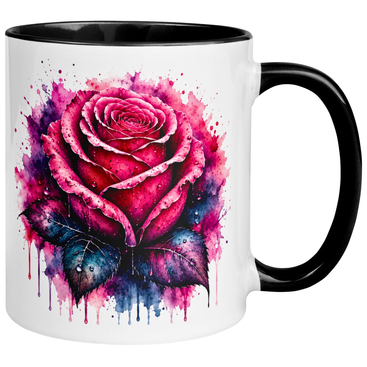 Tasse Liebe – „Rose der Liebe“ – Ich liebe Dich Geschenk Partner Jahrestag Valentinstag