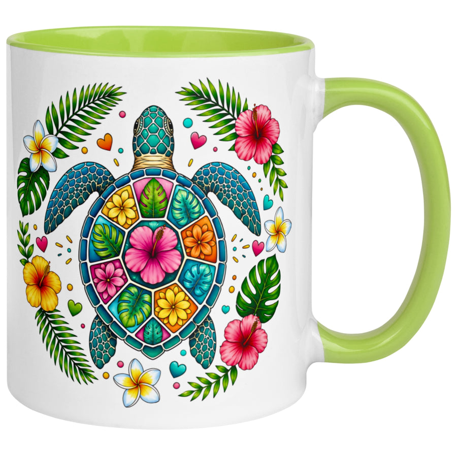 Tasse Schildkröte – „Sommer Strand Entspannung“ – lustiges Schildkröten Geschenk