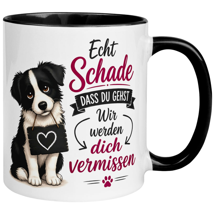 Tasse Abschied – „Echt schade dass du gehst“ – Abschiedsgeschenk Kollegin