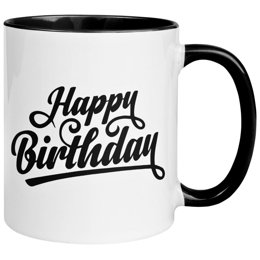 Tasse Geburtstag – „Simples Happy Birthday“ – Geburtstagsgeschenk Mann Frau