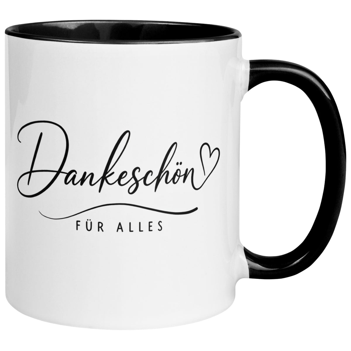 Tasse Danke – „Dankeschön für alles“ – Dankeschön Geschenke für Freund/Freundin