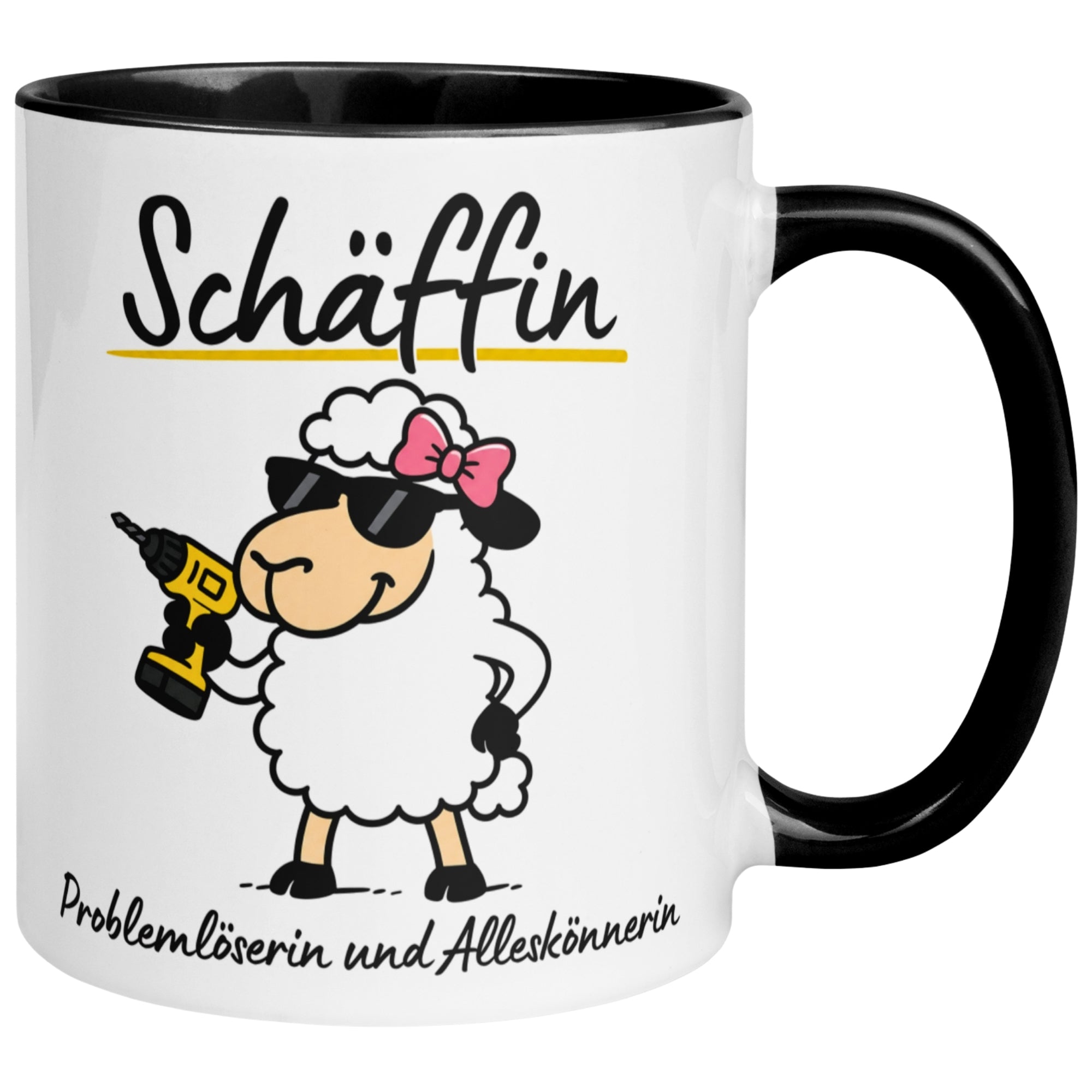 Tasse Chefin – „Schäffin - Problemlöserin und Alleskönnerin“ – Geschenk Beste Chefin