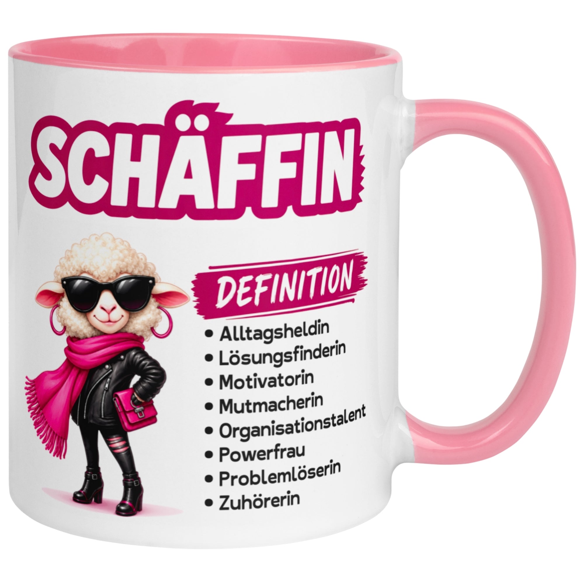 Tasse Chefin – „Schäffin - Definition“ – Geschenk Becher Chefin