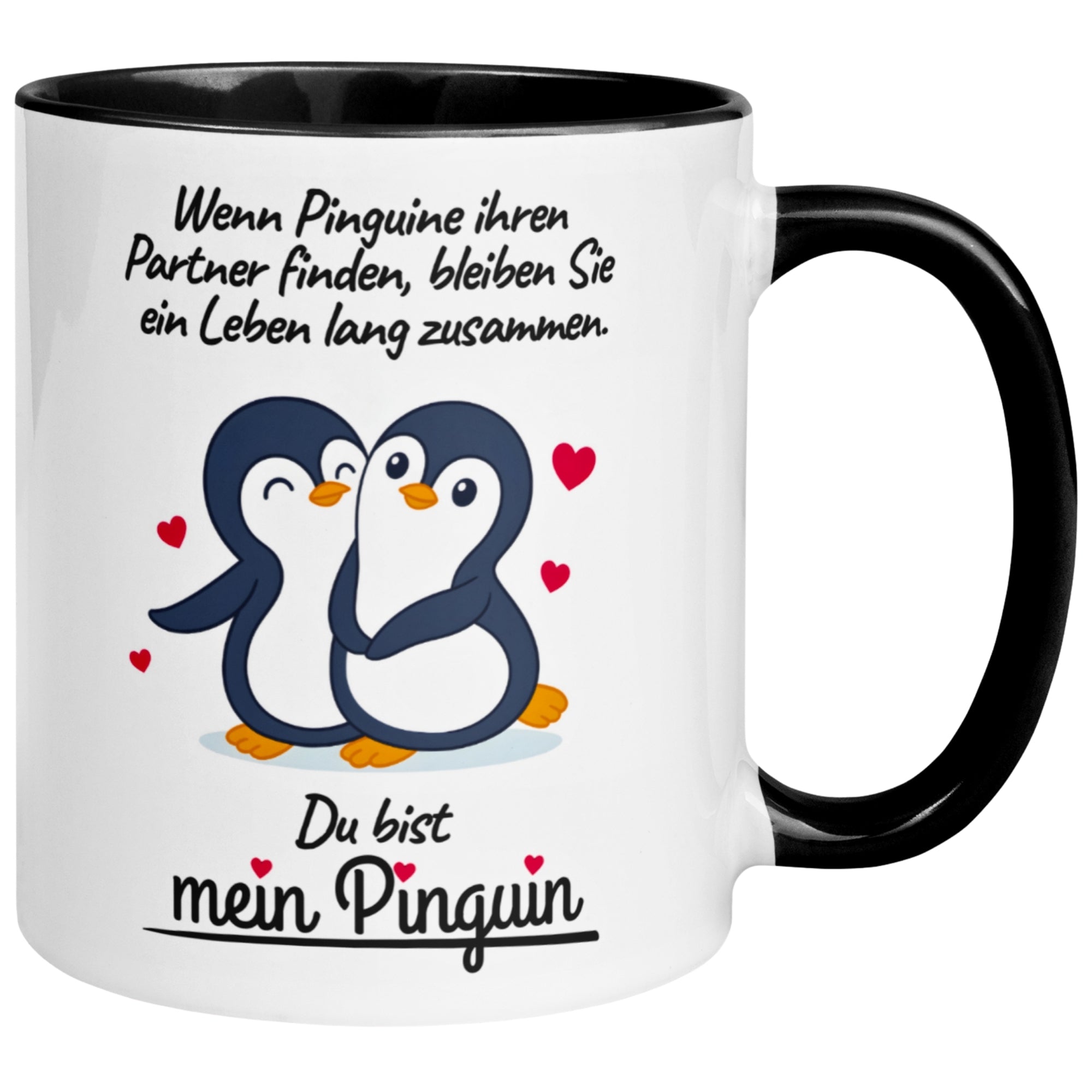 Tasse Liebe – „Wenn Pinguine ihren Partner finden“ – Ich liebe Dich Geschenk Jahrestag