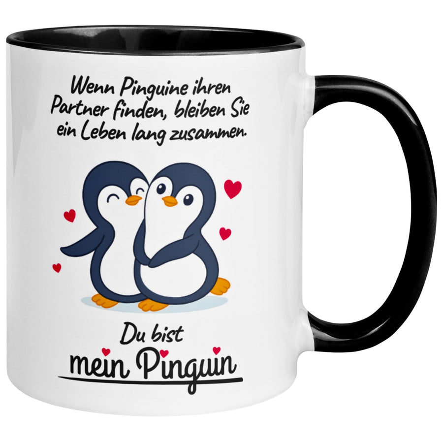 Tasse Liebe – „Wenn Pinguine ihren Partner finden“ – Ich liebe Dich Geschenk Jahrestag