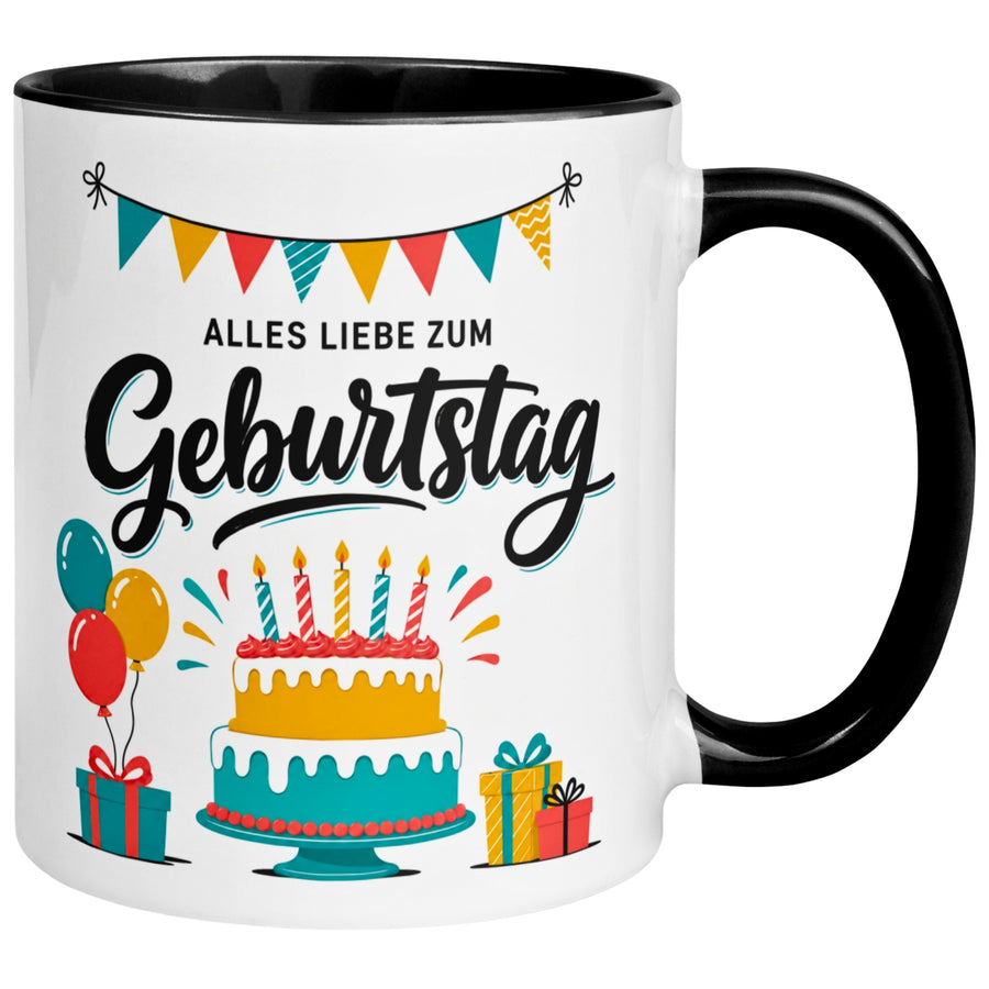 Tasse Geburtstag – „Alles Liebe zum Geburtstag“ – Geburtstagsgeschenk Mann Frau