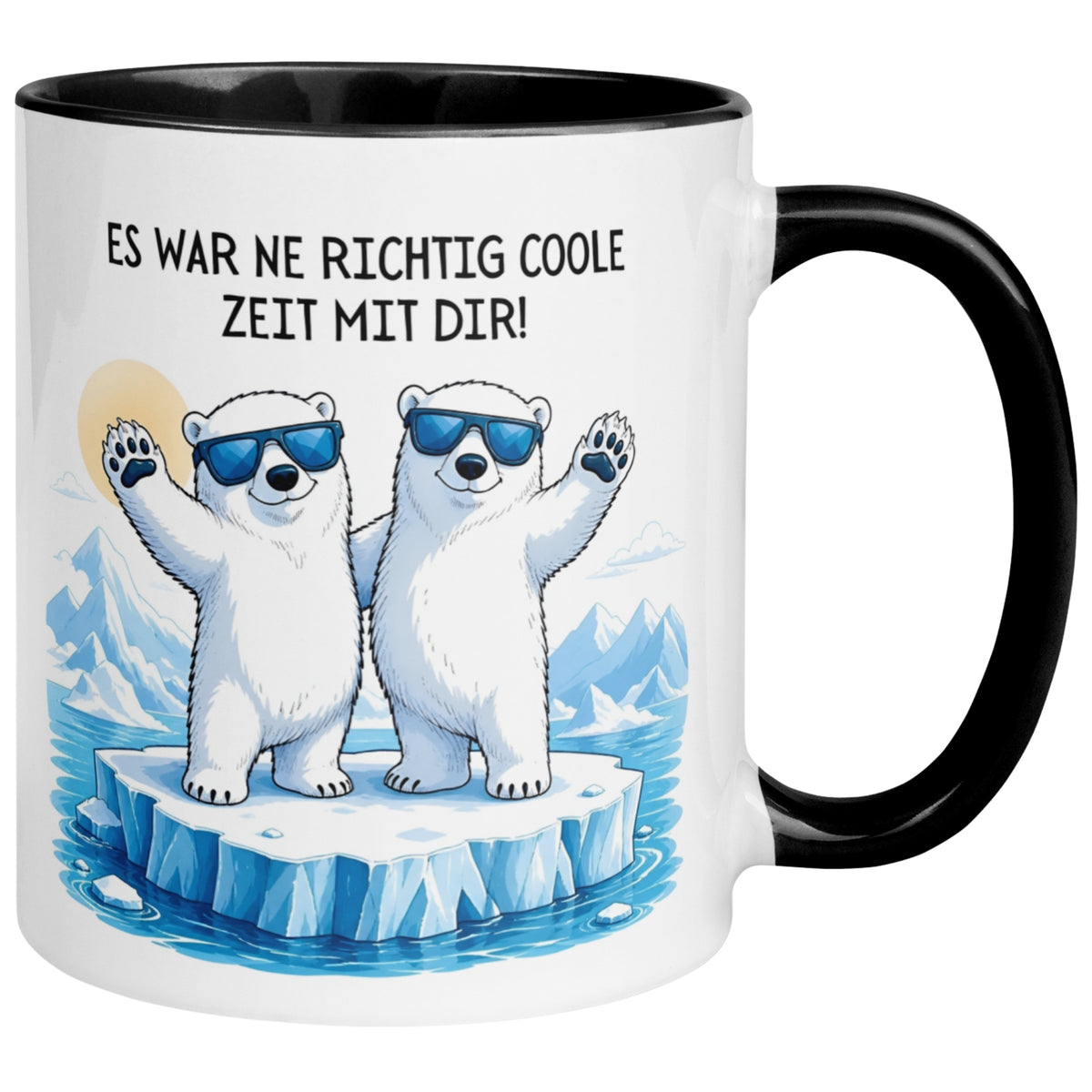 Tasse Abschied – „Es war ne richtig coole Zeit mit dir“ – Abschiedsgeschenk Kollegin/Kollegen