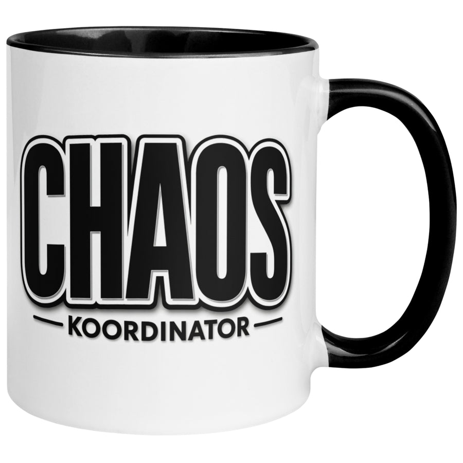 Tasse Chef – „Chaos Koordinator“ – Geschenk Becher Bester Chef