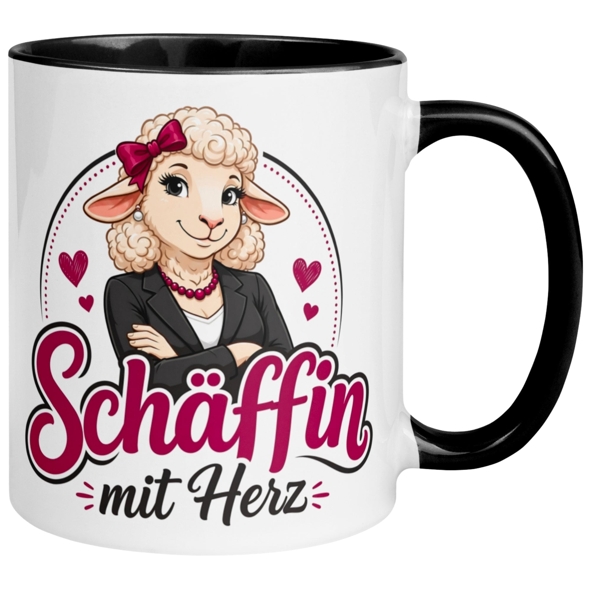 Tasse Chefin – „Schäffin mit Herz“ – Geschenk Beste Chefin