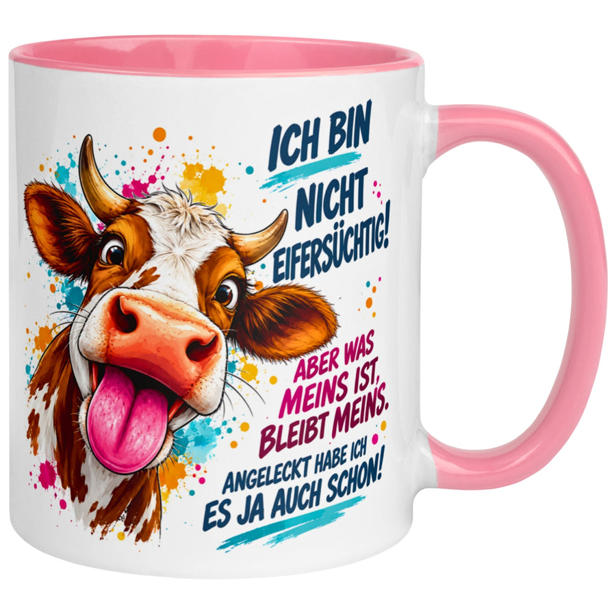 Tasse Liebe – „Ich bin nicht eifersüchtig“ – Ich liebe Dich Geschenk Partner