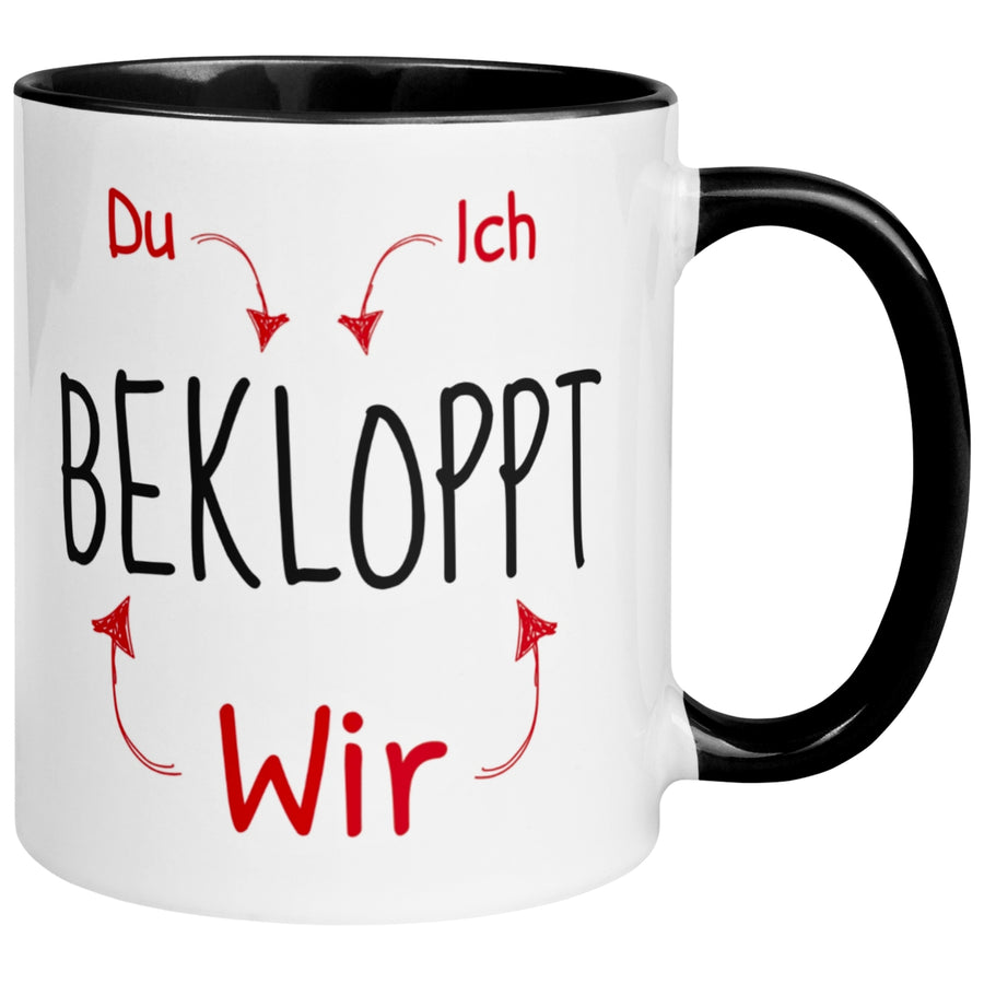 Tasse Freundschaft – „Du Bekloppt - Ich Bekloppt - Wir Bekloppt“ – Geschenk Beste Freunde