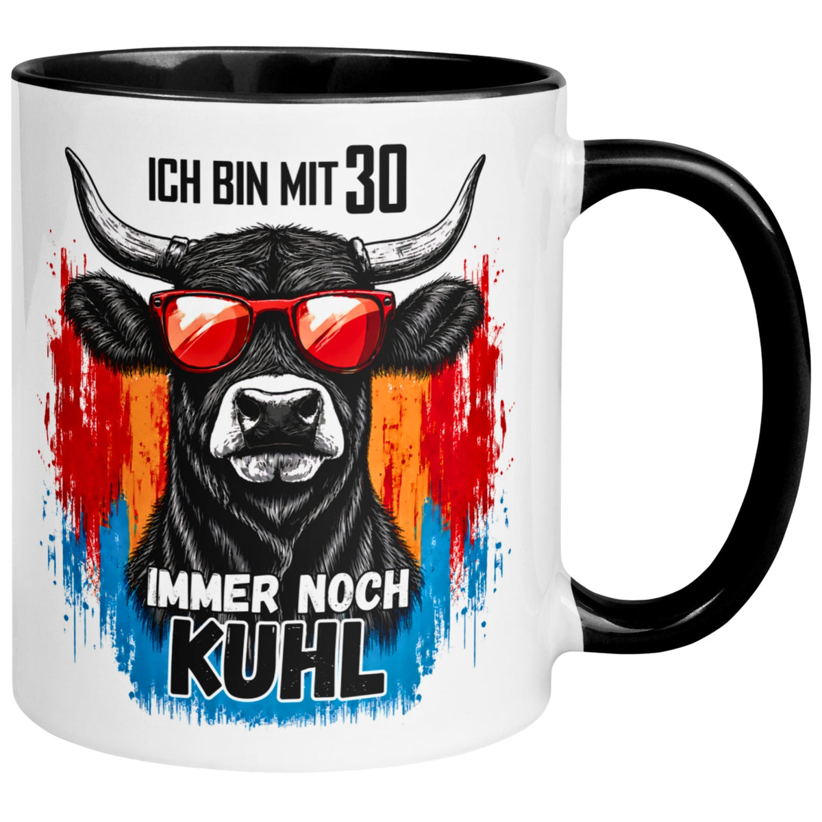 Tasse 30. Geburtstag Mann Frau – „Ich bin mit 30 immer noch Kuhl“ – Geschenk zum Geburtstag Männer Frauen