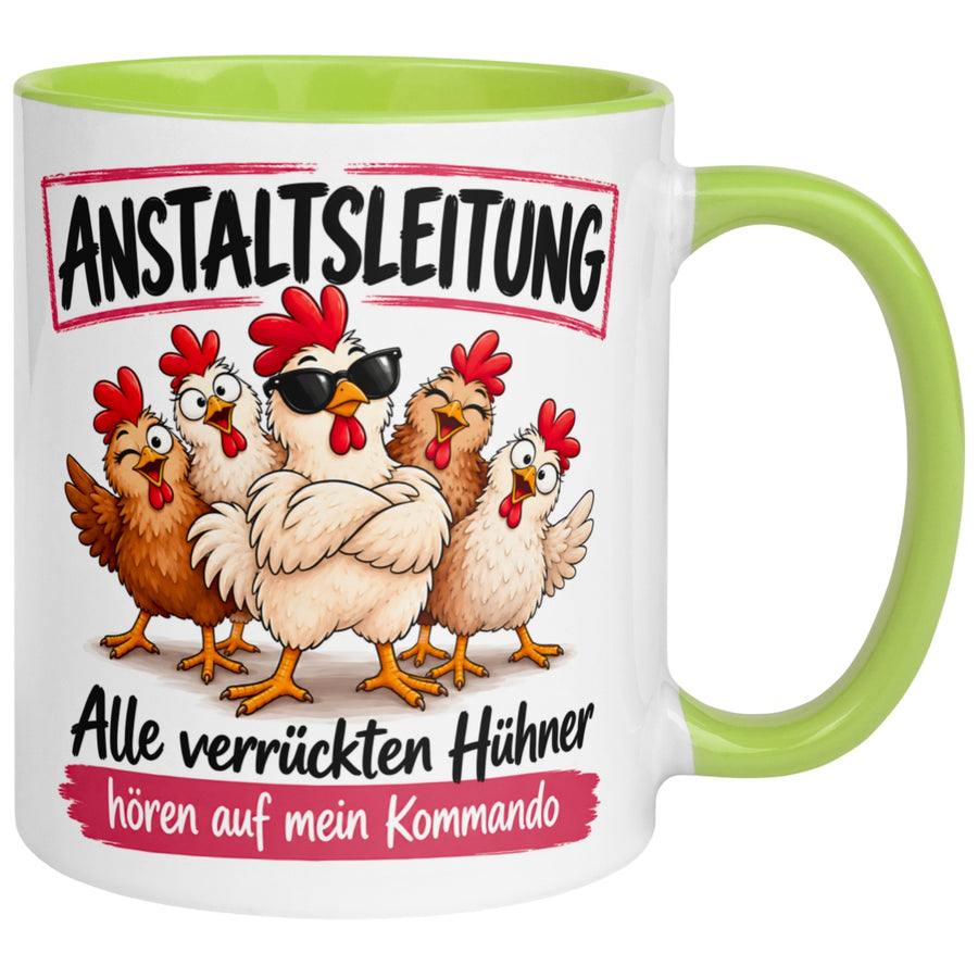 Tasse Chefin – „Anstaltsleitung“ – Beste Teamleiterin Geschenk Becher