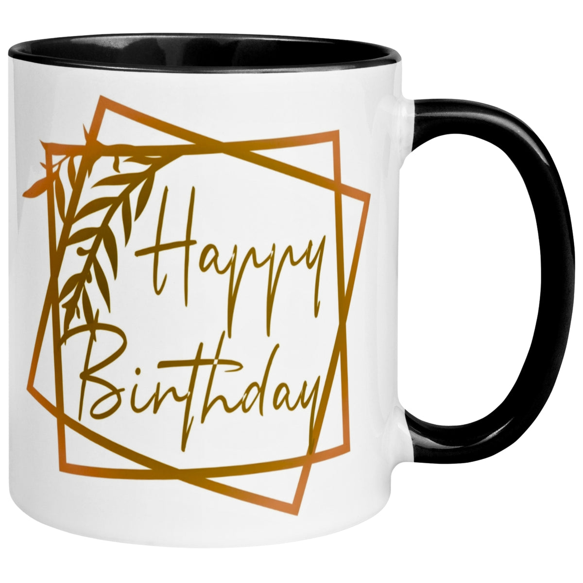 Tasse Geburtstag – „Goldenes Happy Birthday“ – Geburtstagsgeschenk Mann Frau